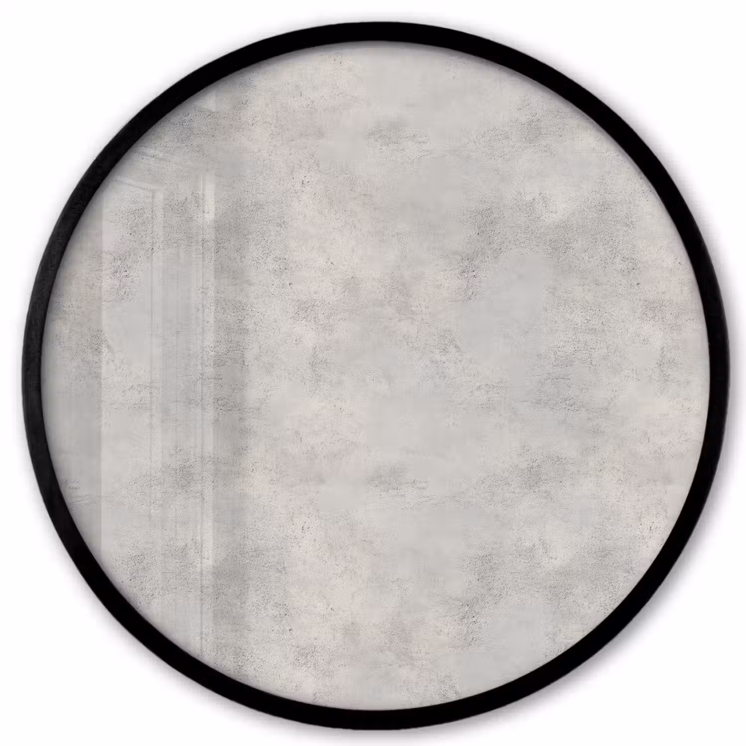 Grijs - Beton - Industrieel Fotolijst rond zonder passe partout klein 856 -3d