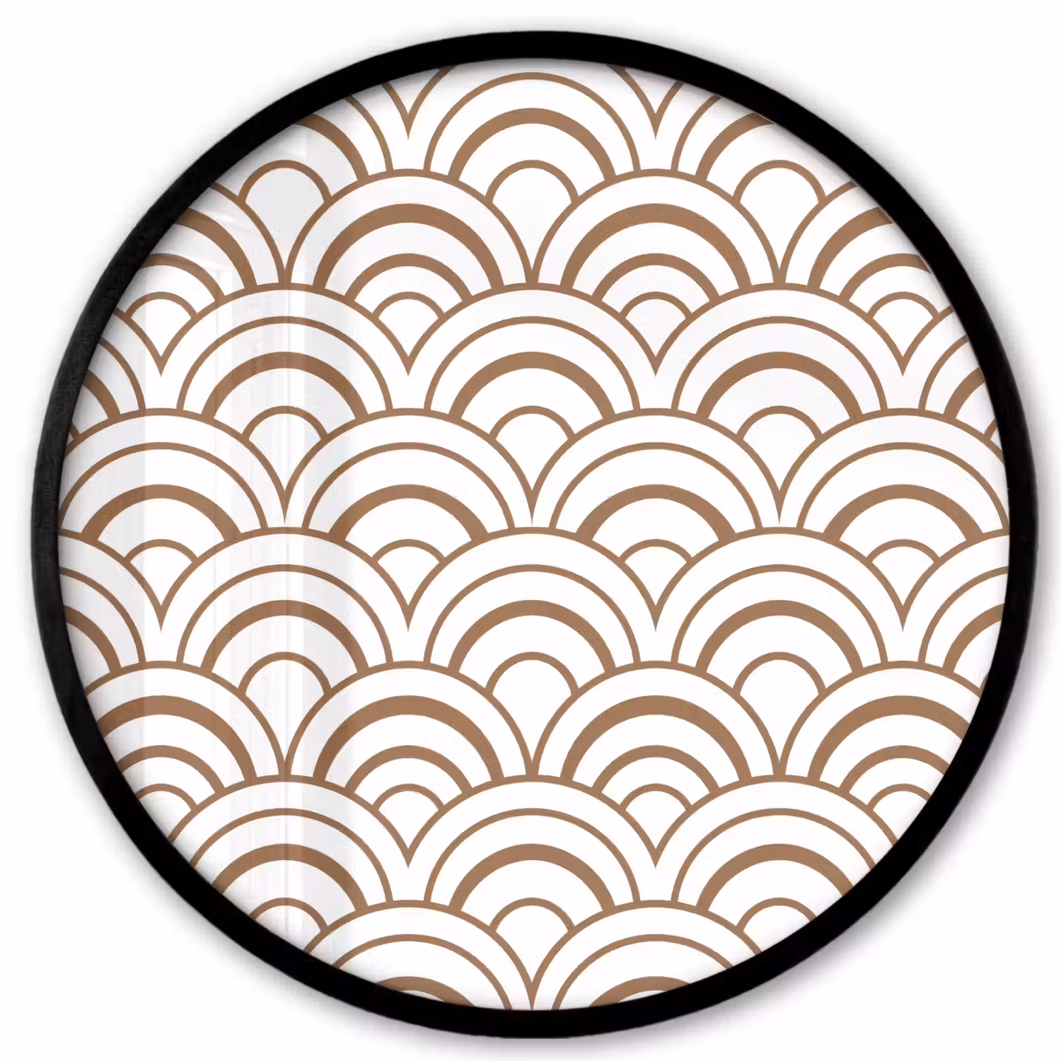 Klassiek - Motief - Terracotta Fotolijst rond zonder passe partout klein 856 -3d