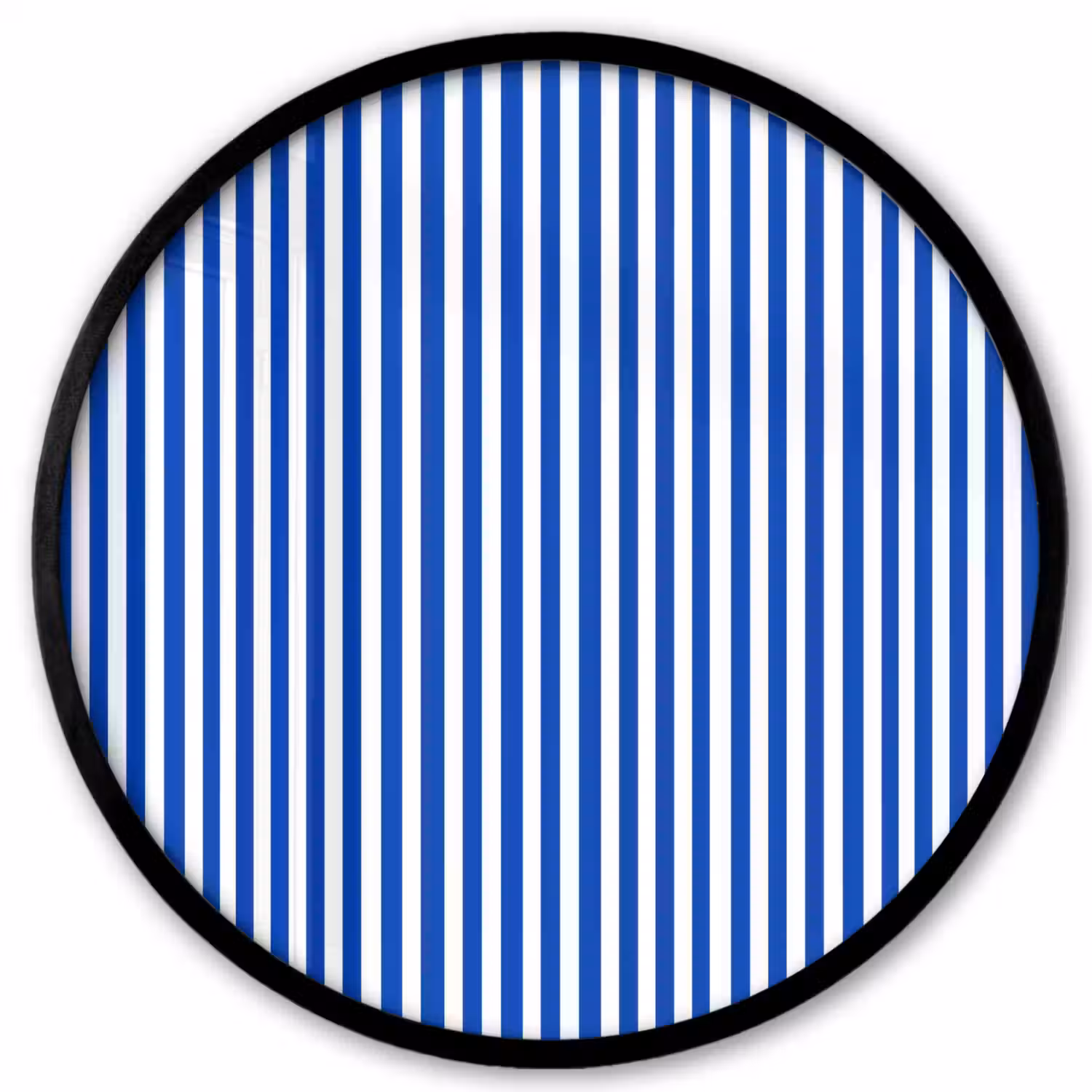 Klassiek - Strepen - Blauw Fotolijst rond zonder passe partout klein 856 -3d