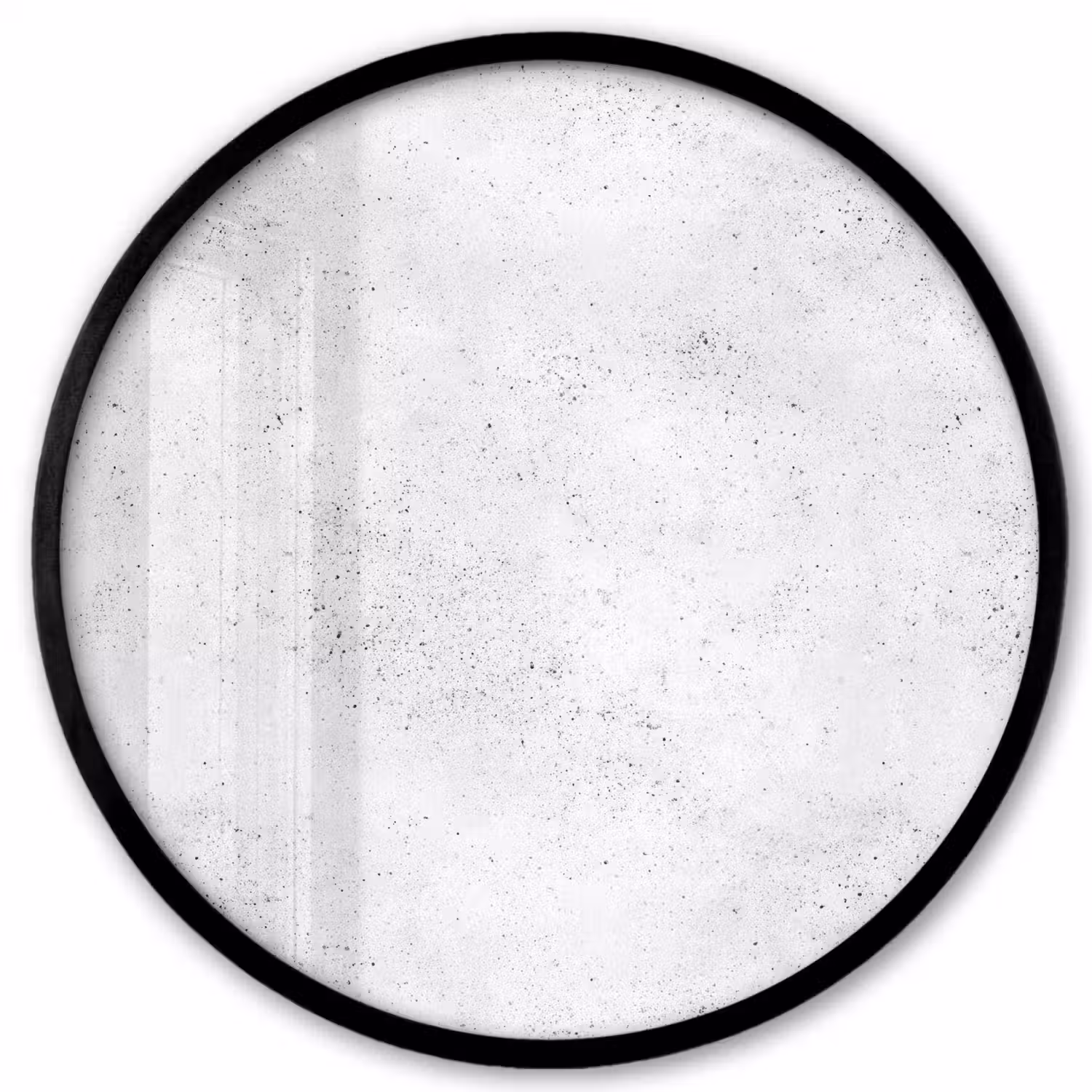 Lichtgrijs - Betonstructuur - Subtiel Fotolijst rond zonder passe partout klein 856 -3d