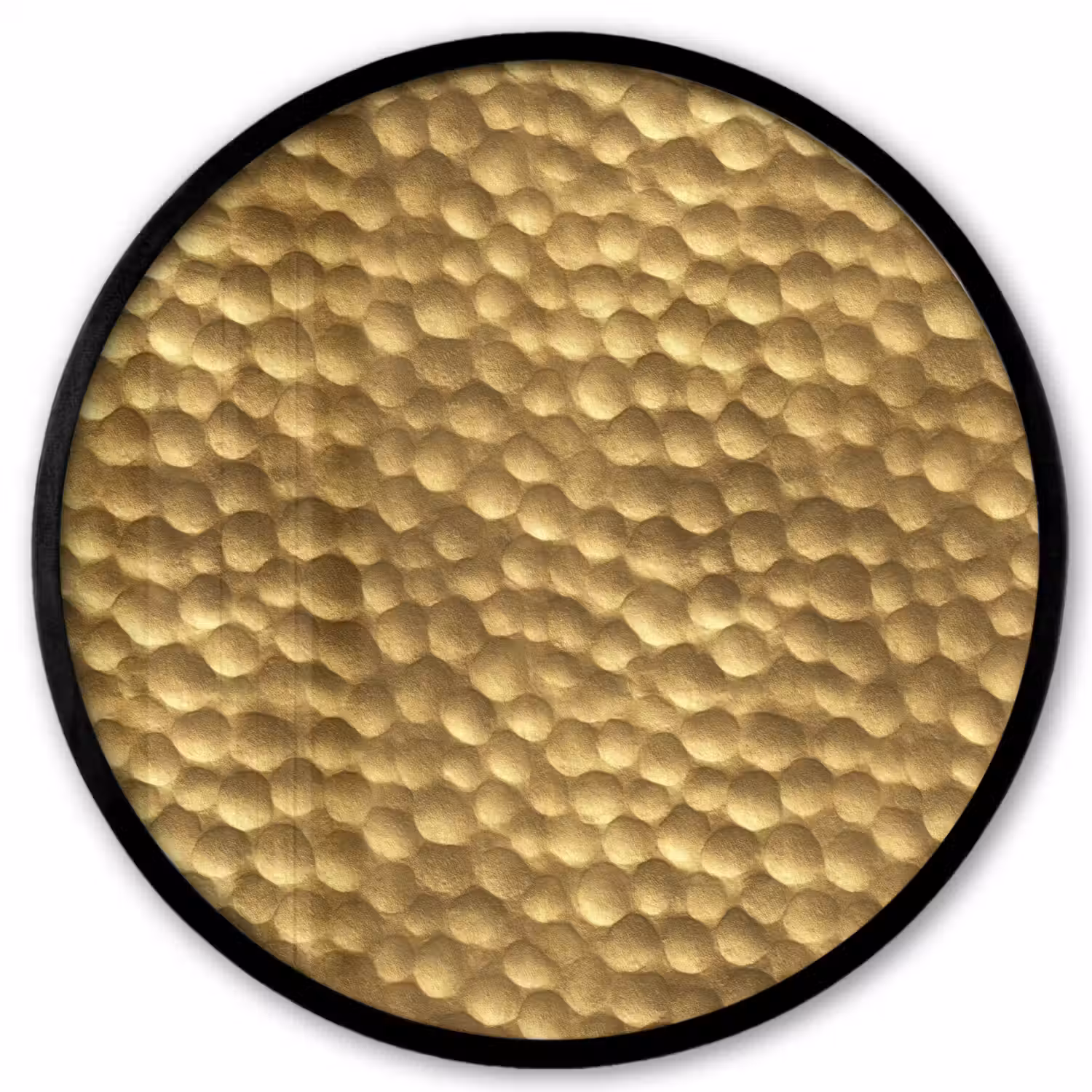Metaal - Dynamisch - Goud Fotolijst rond zonder passe partout klein 856 -3d
