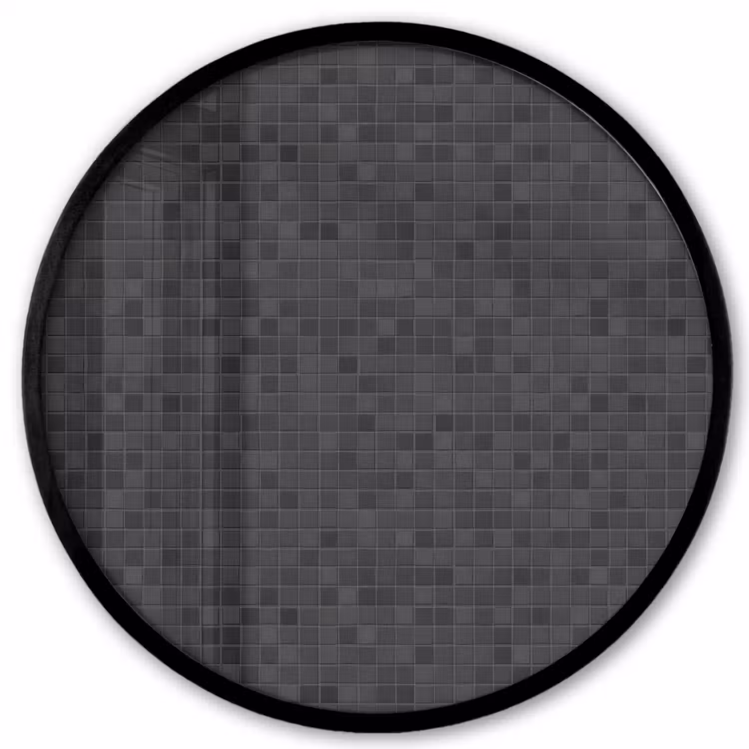Mozaïek - Patroon - Zwart Fotolijst rond zonder passe partout klein 856 -3d