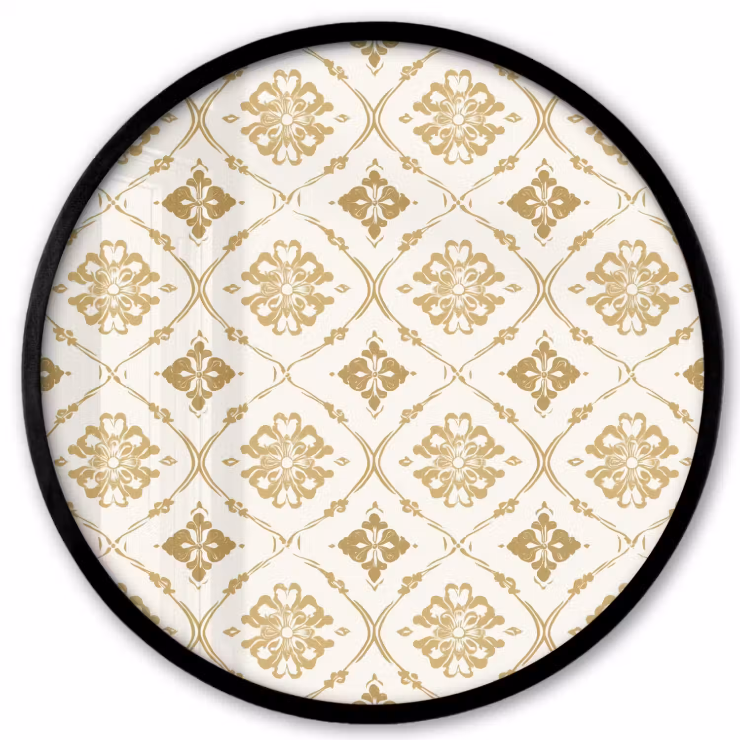 Ornament - Klassiek - Goud Fotolijst rond zonder passe partout klein 856 -3d