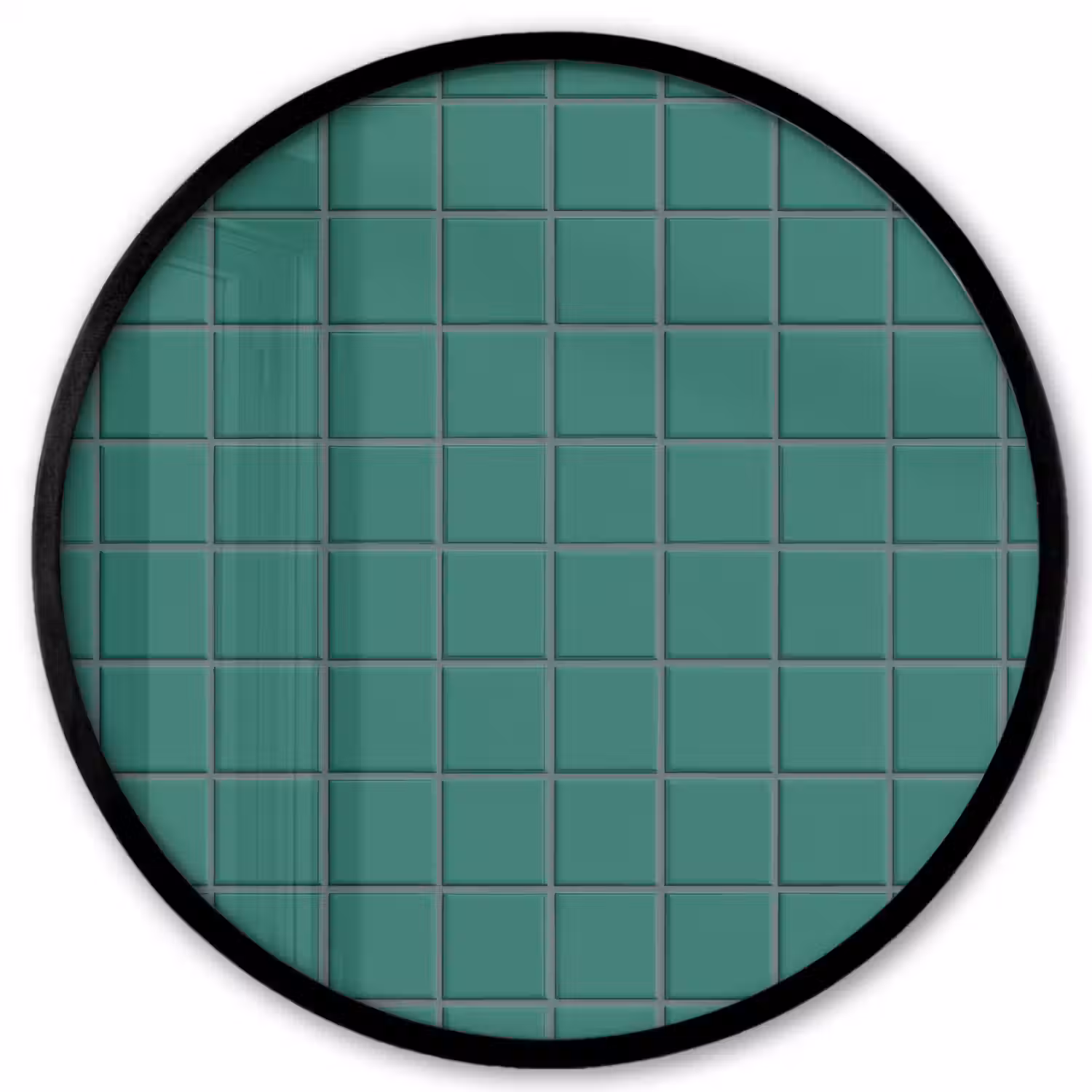 Patroon - Patroon - Smaragd Fotolijst rond zonder passe partout klein 856 -3d