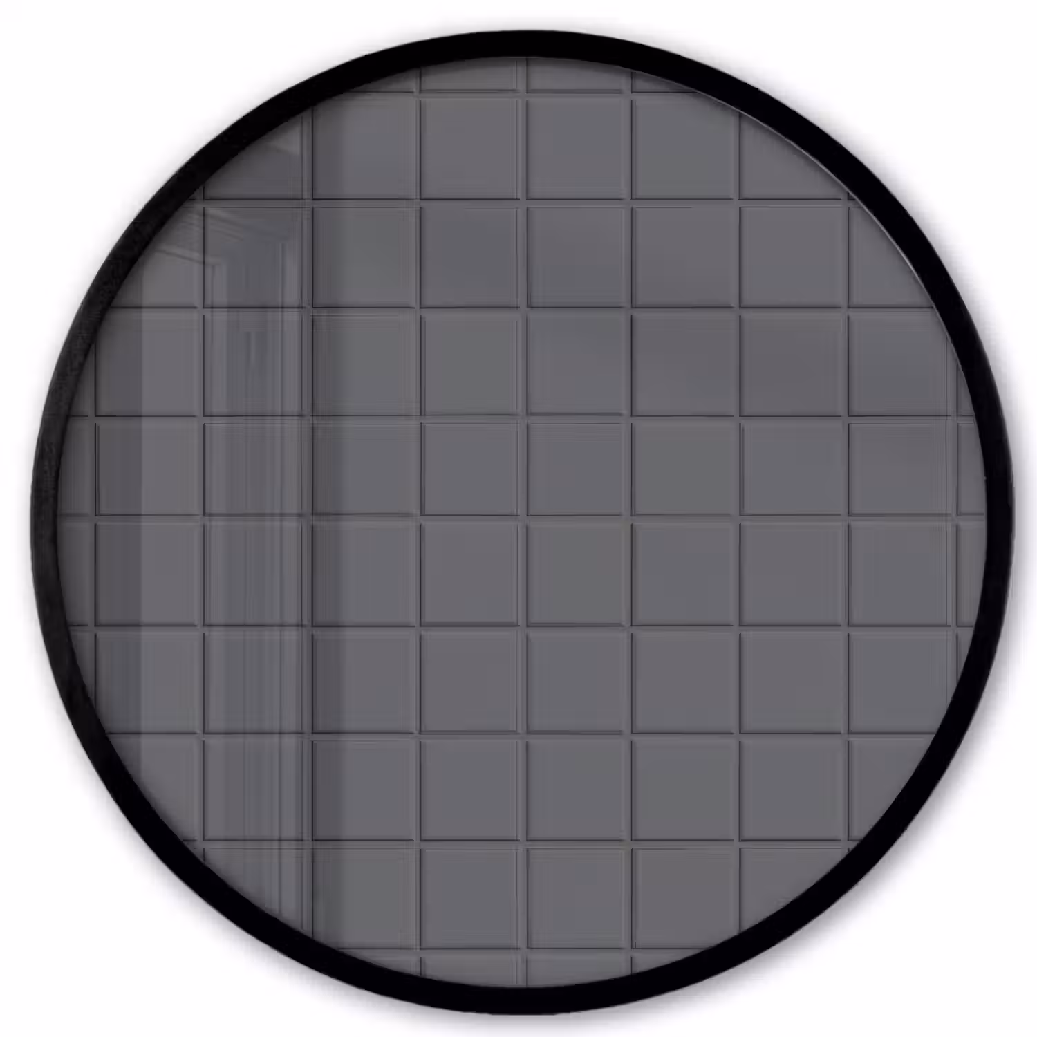 Patroon - Tegel - Grafiet - Grijs Fotolijst rond zonder passe partout klein 856 -3d