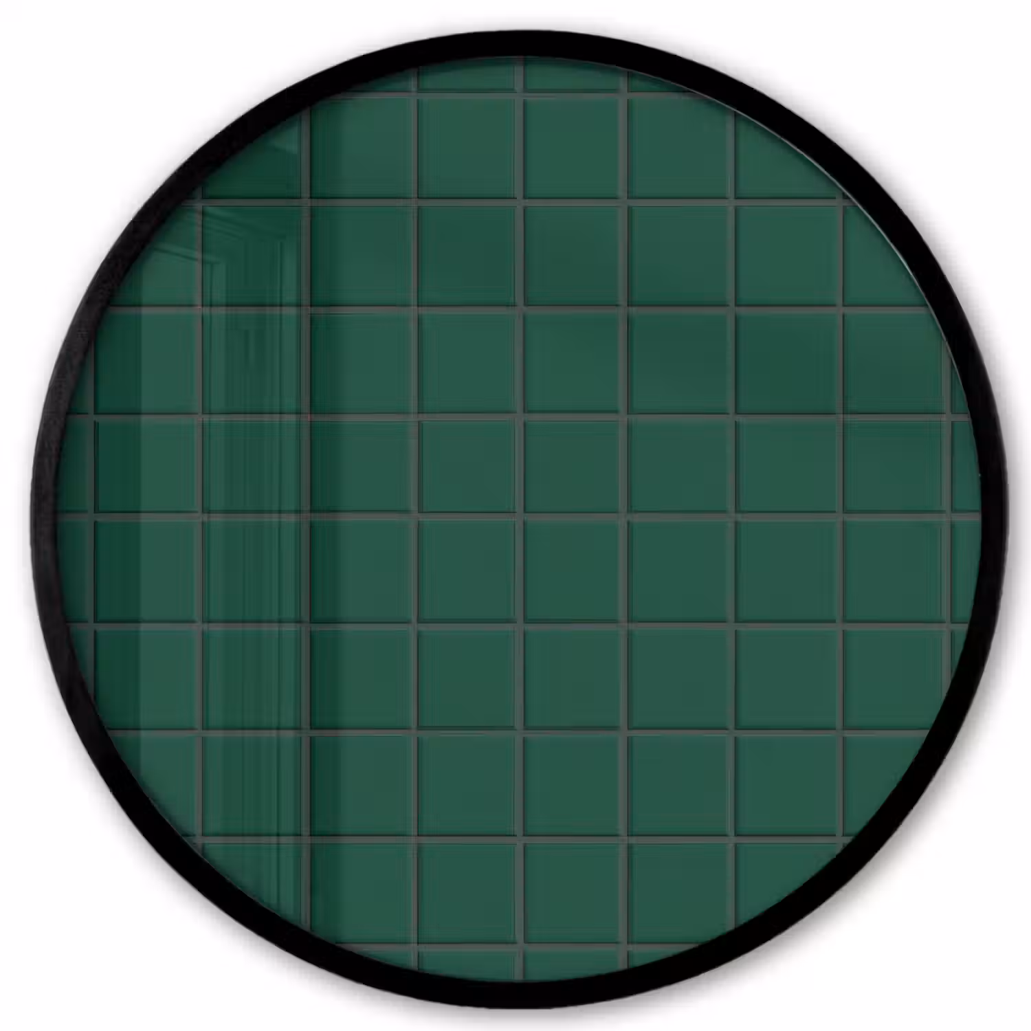 Patroon - Tegels - Dennen - Groen Fotolijst rond zonder passe partout klein 856 -3d