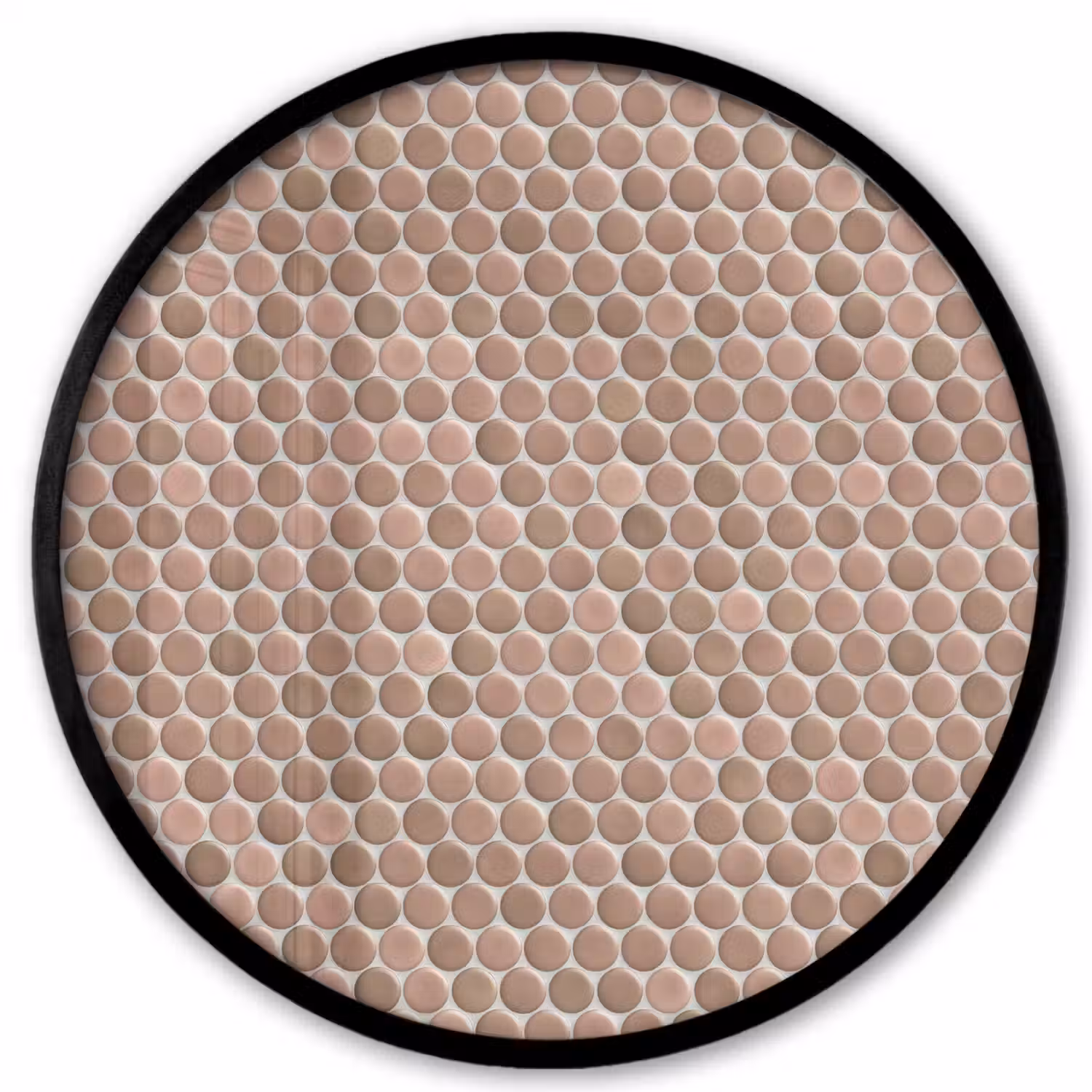 Penny - Mozaïek - Oudroze - Terracotta Fotolijst rond zonder passe partout klein 856 -3d