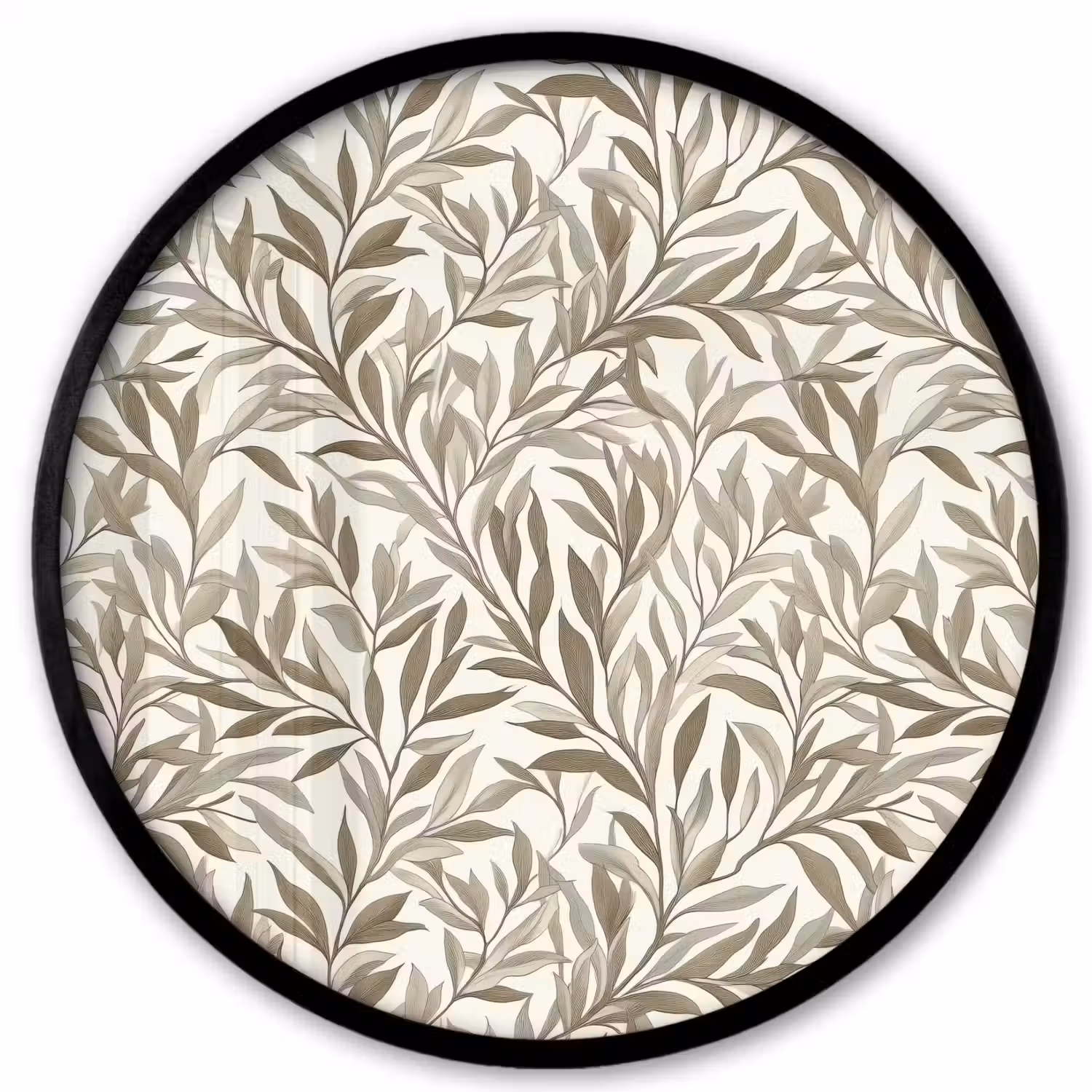 Takken - Botanisch - Taupe Fotolijst rond zonder passe partout klein 856 -3d