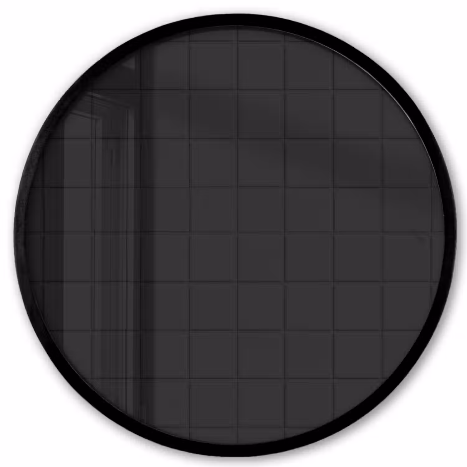 Tegels - Patroon - Mat - Zwart Fotolijst rond zonder passe partout klein 856 -3d