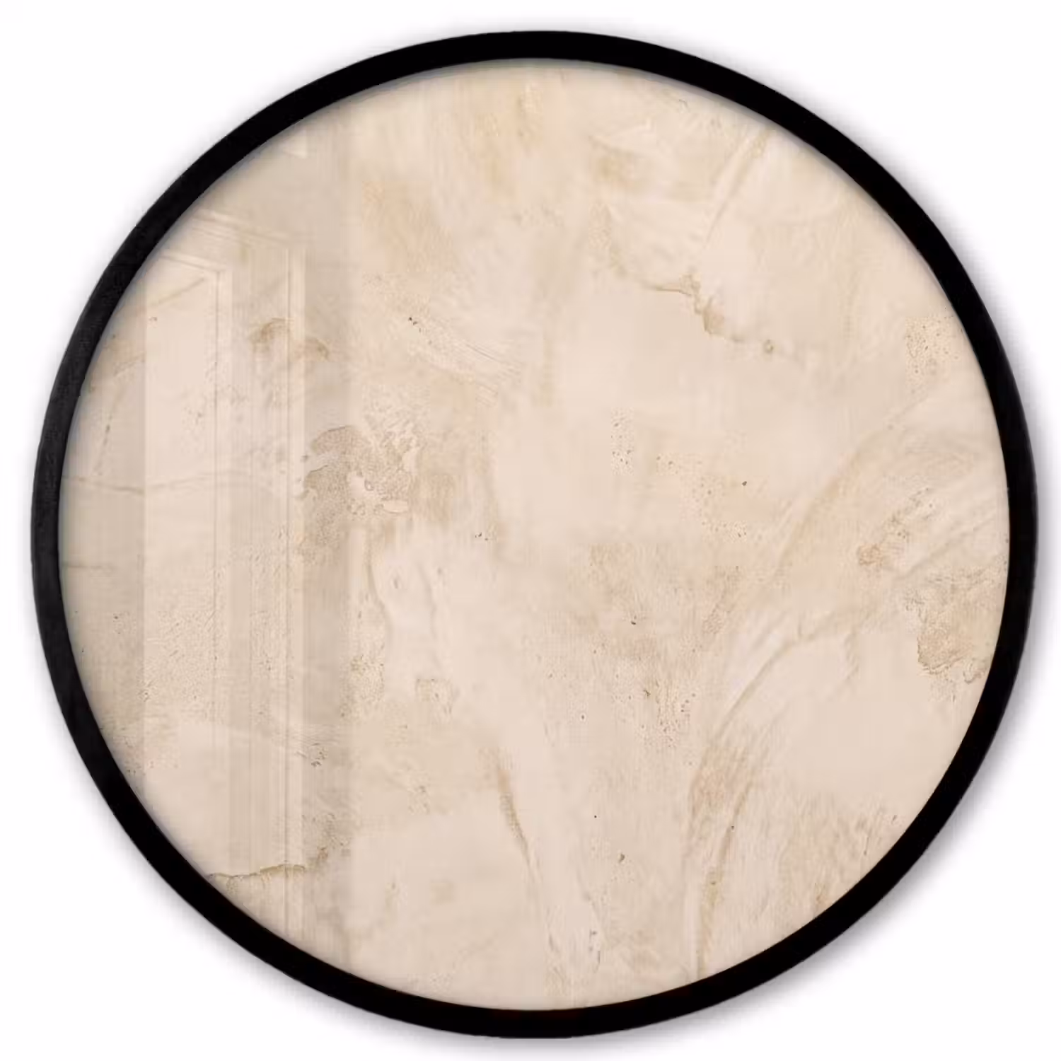 Textuur - Patroon - Abstract - Modern - Beige Fotolijst rond zonder passe partout klein -3d