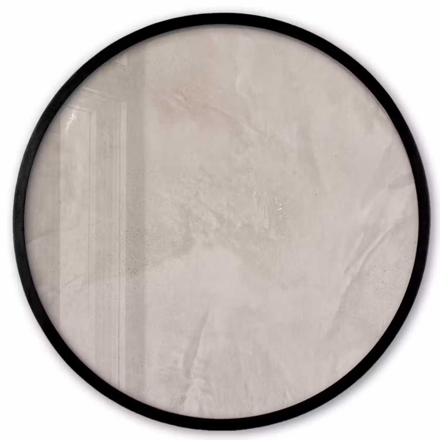 Textuur - Wand - Modern - Beige - Abstract Fotolijst rond zonder passe partout klein -3d