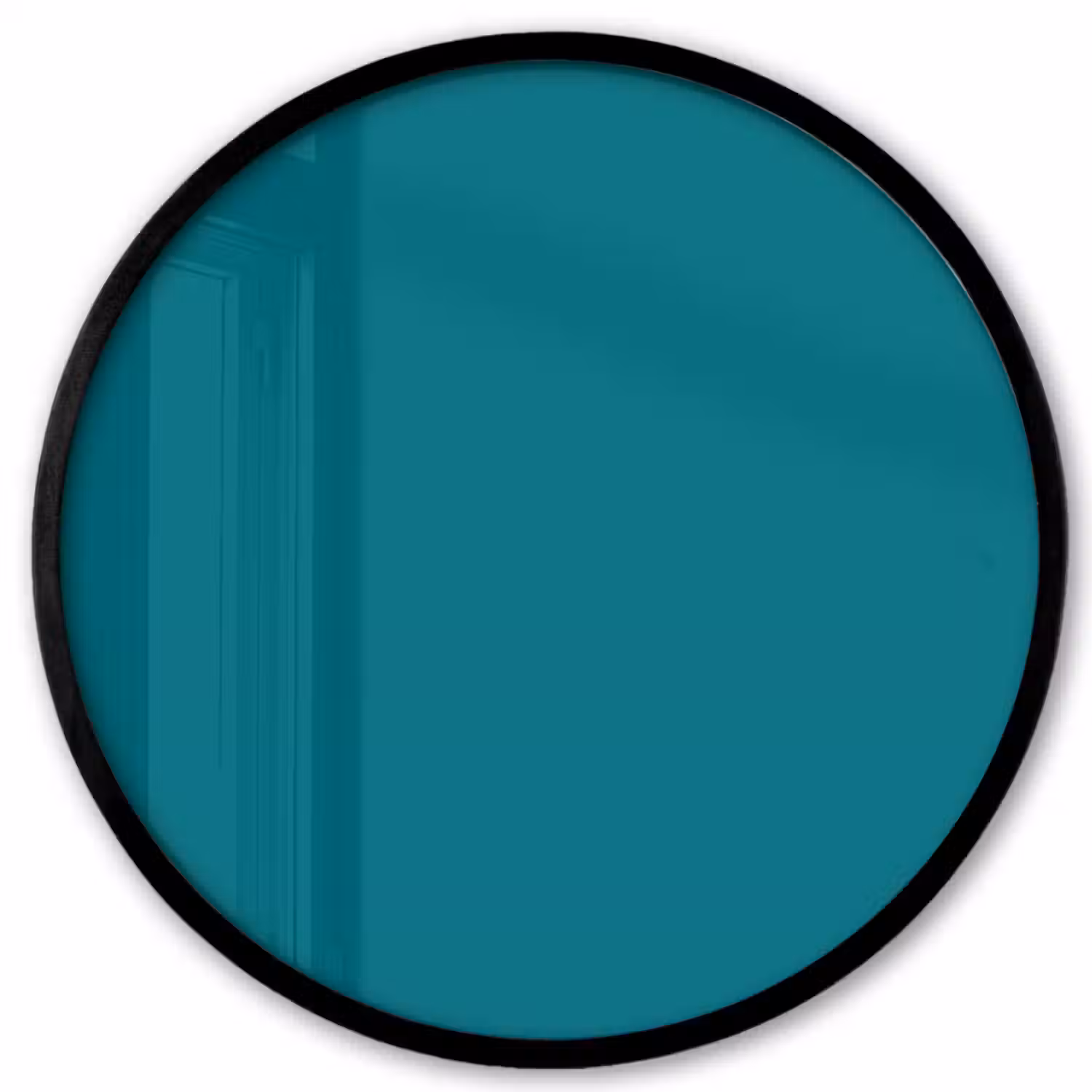 Tropical - Peacock - Blauw Fotolijst rond zonder passe partout klein 856 -3d