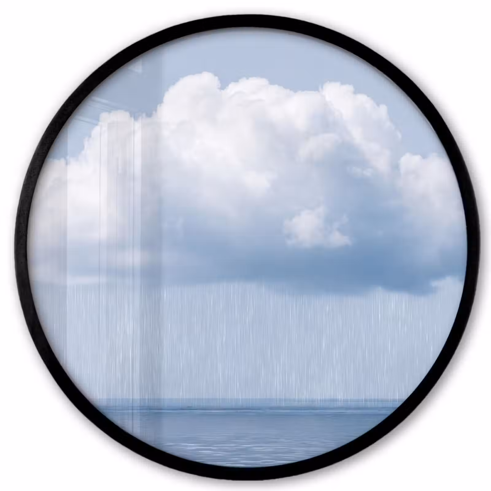 Ronde fotolijst - Wolk - Regen - Natuur - Wolk - Regen - Natuur Fotolijst rond zonder passe partout klein