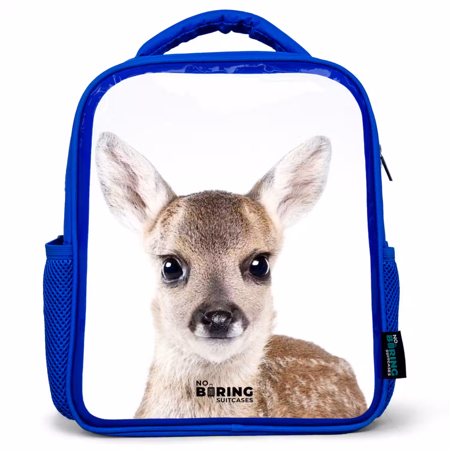 Bambino Kinderrugzak - Blauw middel -3d
