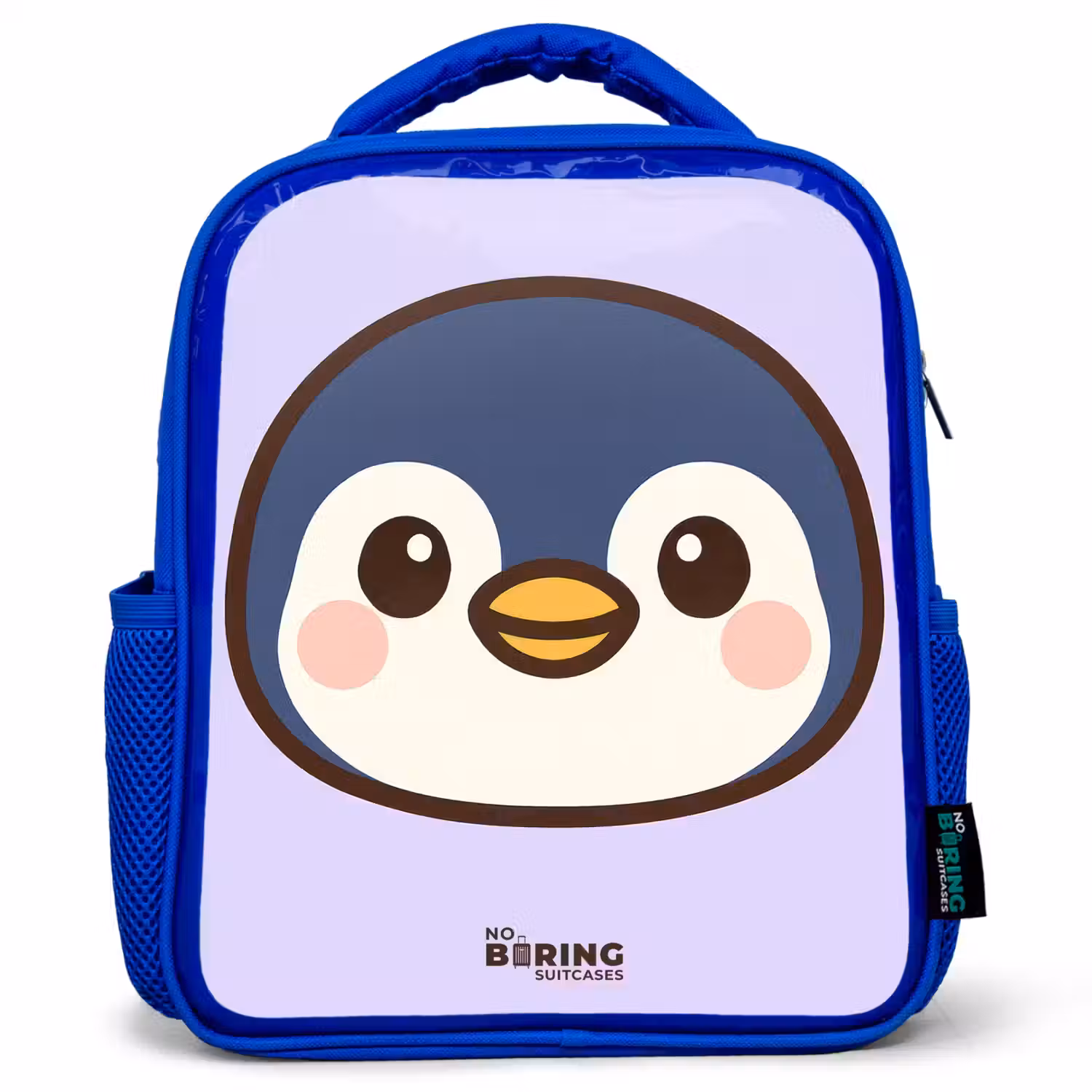 Pinguïn Kinderrugzak - Blauw middel -3d