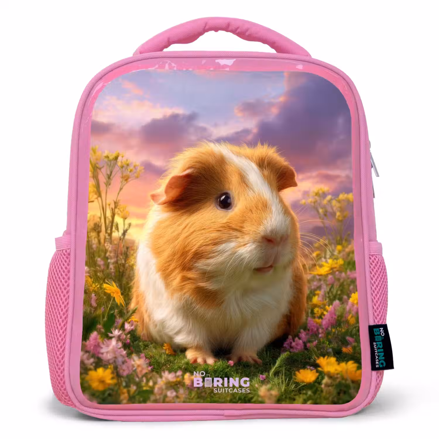 Cavia - Natuur - Dier Kinderrugzak - Roze middel -3d
