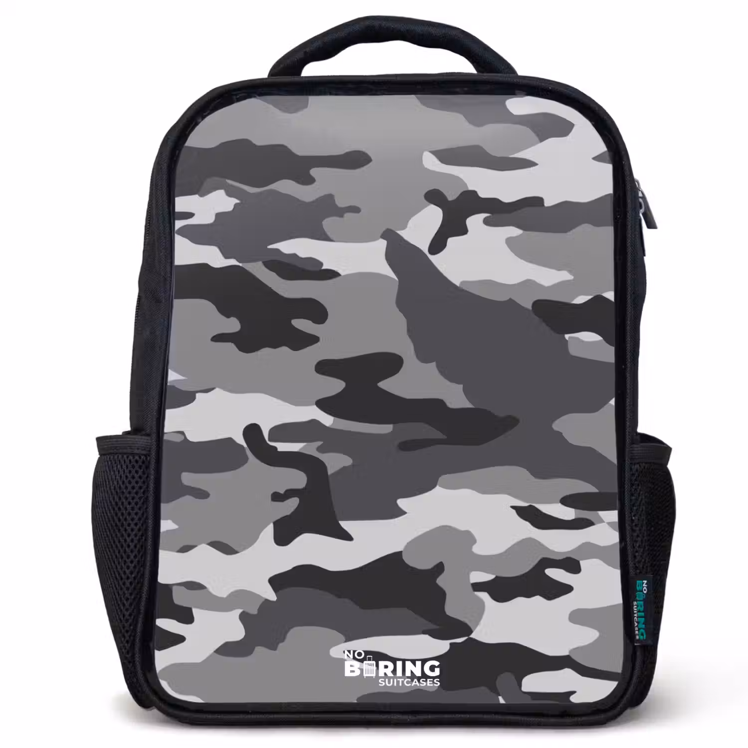Camogrijs Rugzak - Zwart middel -3d