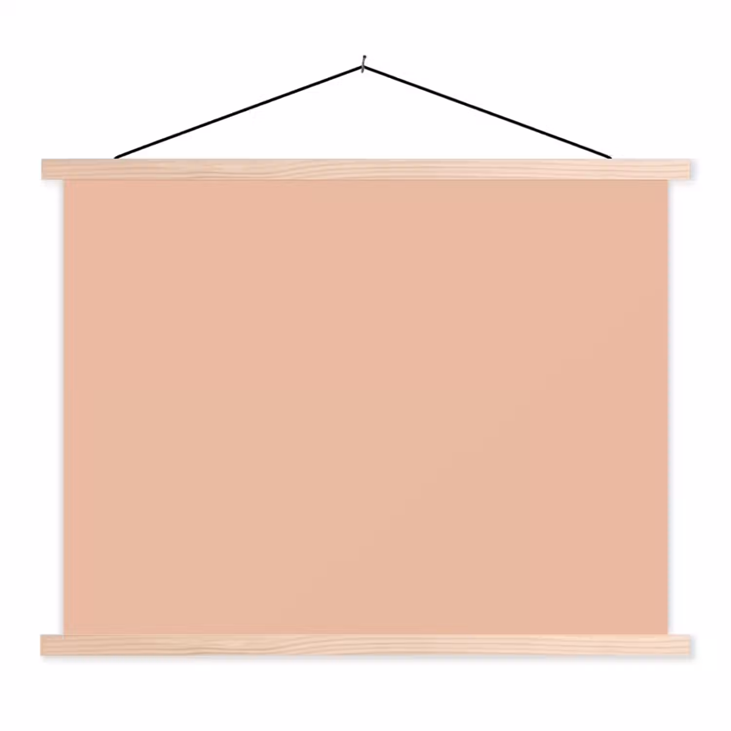 Blush - Terracotta - Nude textielposter latten blank klein 122 -3d