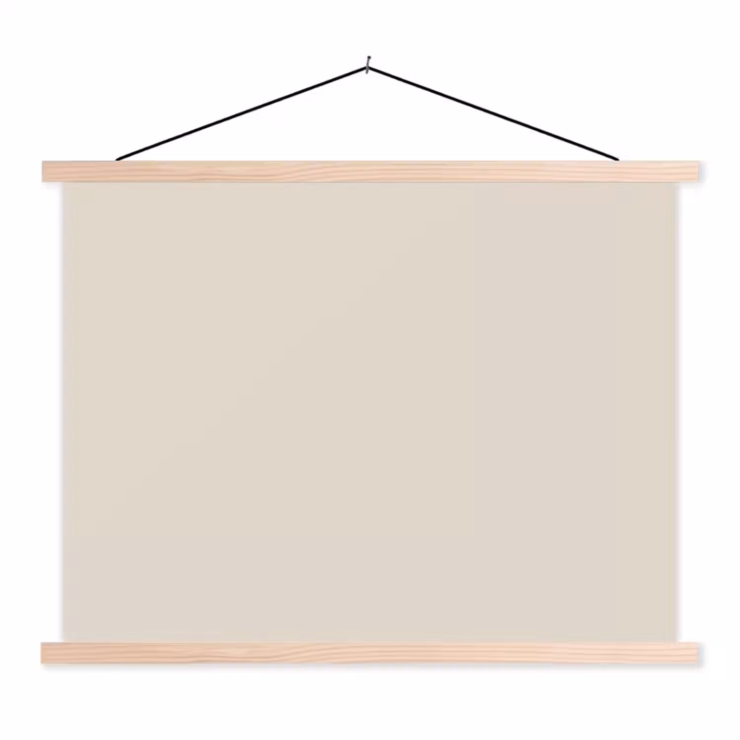 Fresh - Linen - Nude textielposter latten blank klein 122 -3d