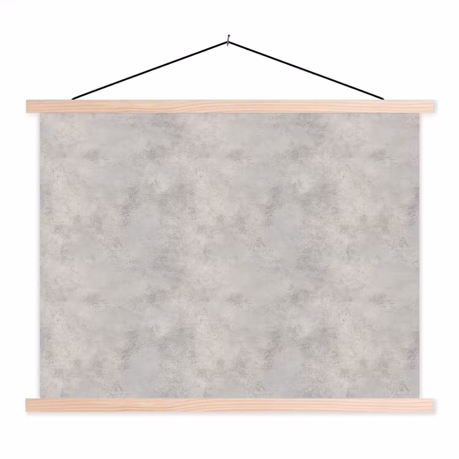 Grijs - Beton - Industrieel textielposter latten blank klein 122 -3d
