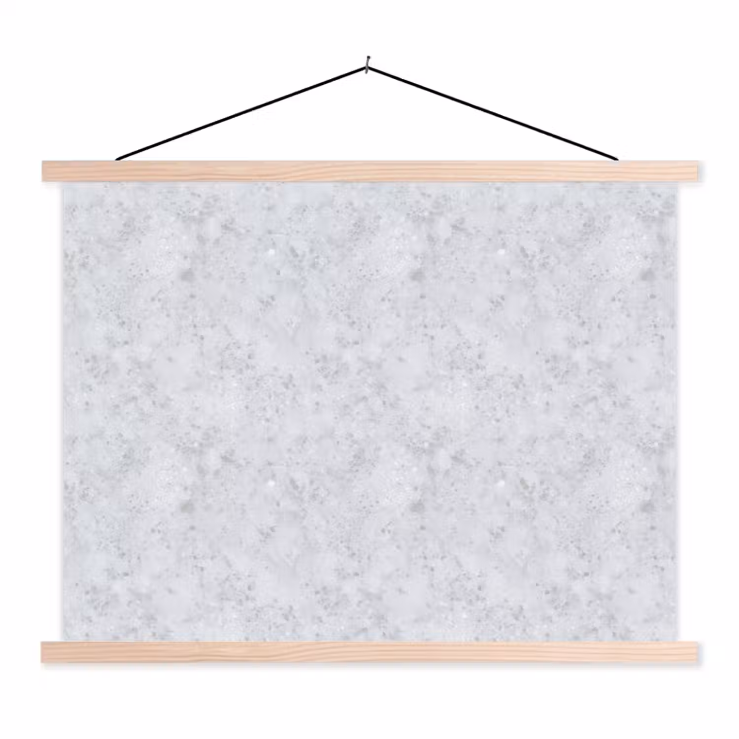 Grijs - Terrazzo-effect - Beton textielposter latten blank klein 122 -3d