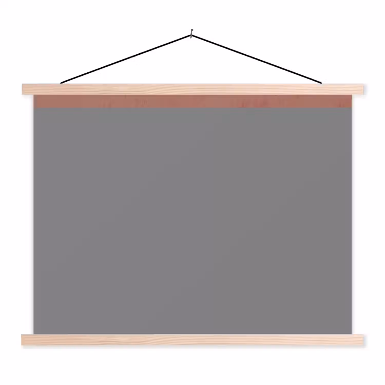 Illustratie - Vogels - Abstract - Roze textielposter latten blank klein -3d