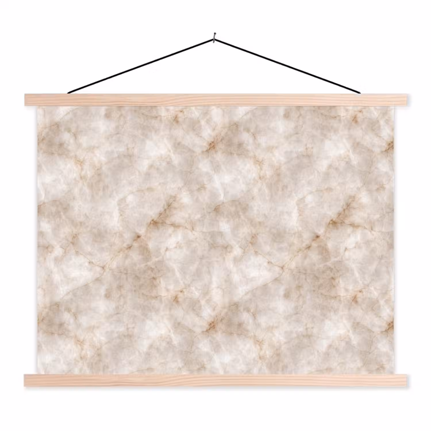 Marmer - Patroon - Klassiek textielposter latten blank klein 122 -3d