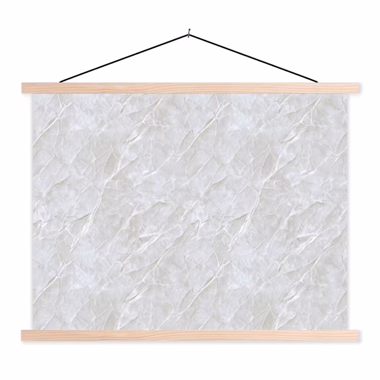 Oppervlakte - Textuur - Grijs textielposter latten blank klein 122 -3d