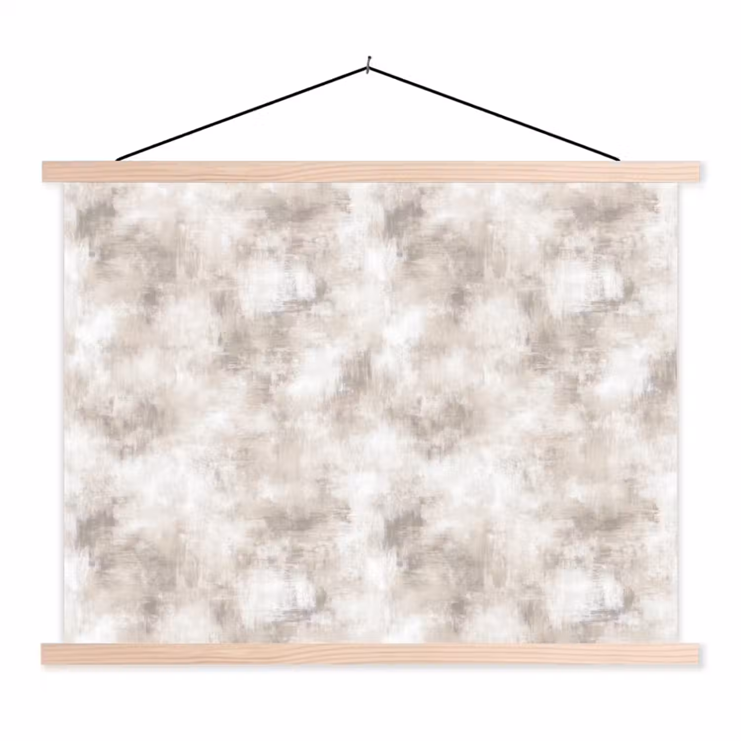 Organisch - Patroon - Gemêleerd textielposter latten blank klein 122 -3d