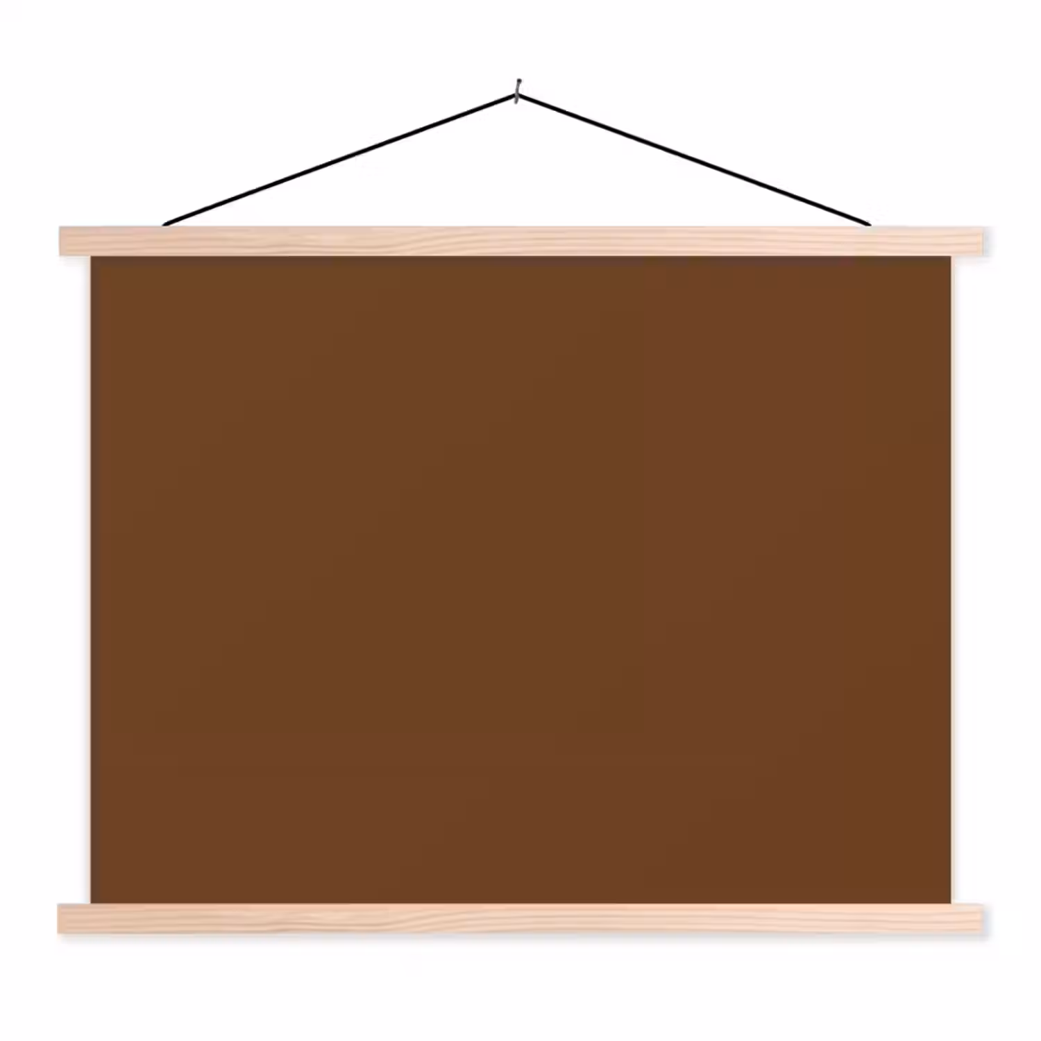Rich - Espresso - Bruin textielposter latten blank klein 122 -3d