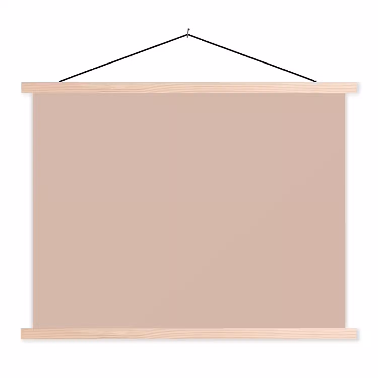 Soft - Clay - Nude textielposter latten blank klein 122 -3d