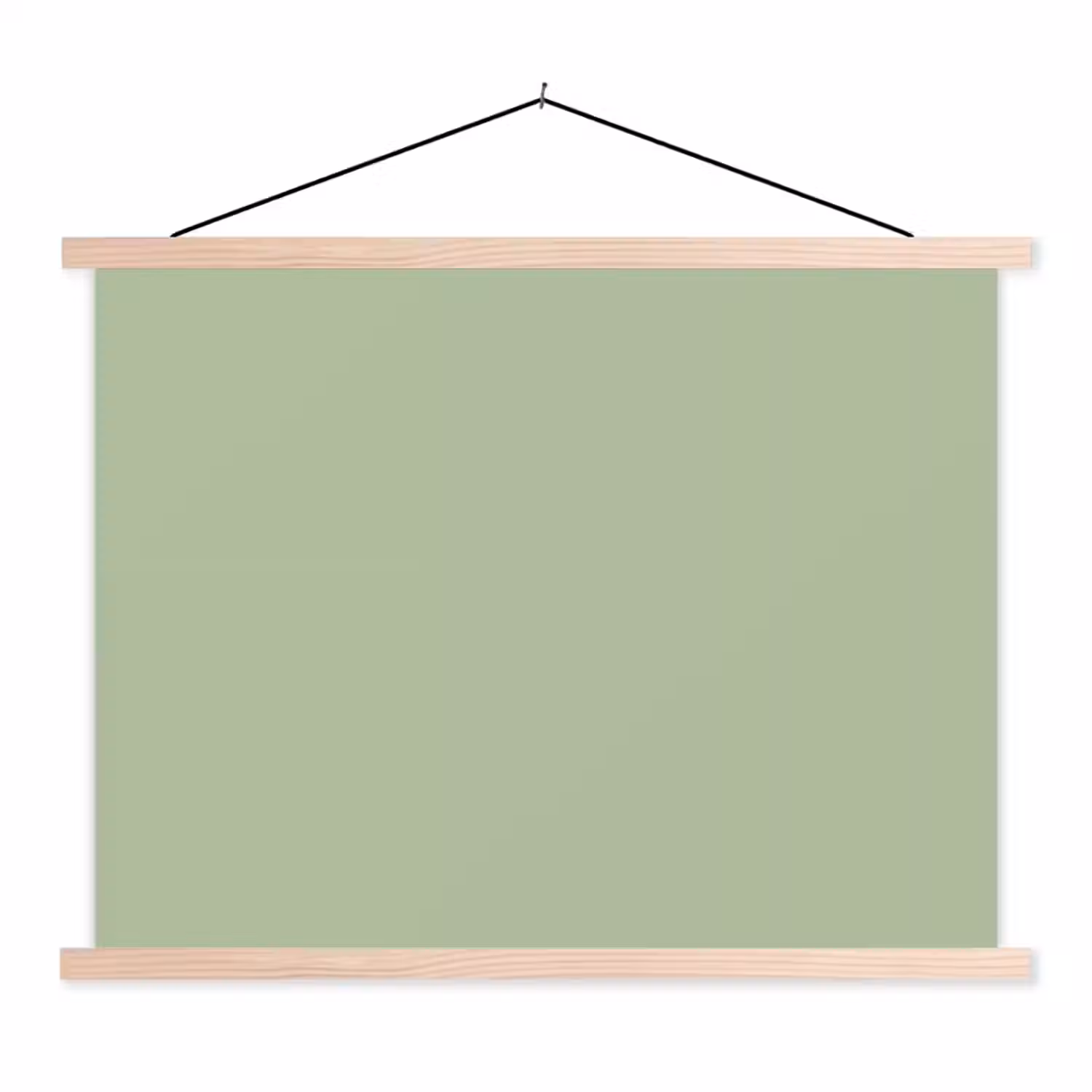 Spring - Sprint - Groen textielposter latten blank klein 122 -3d
