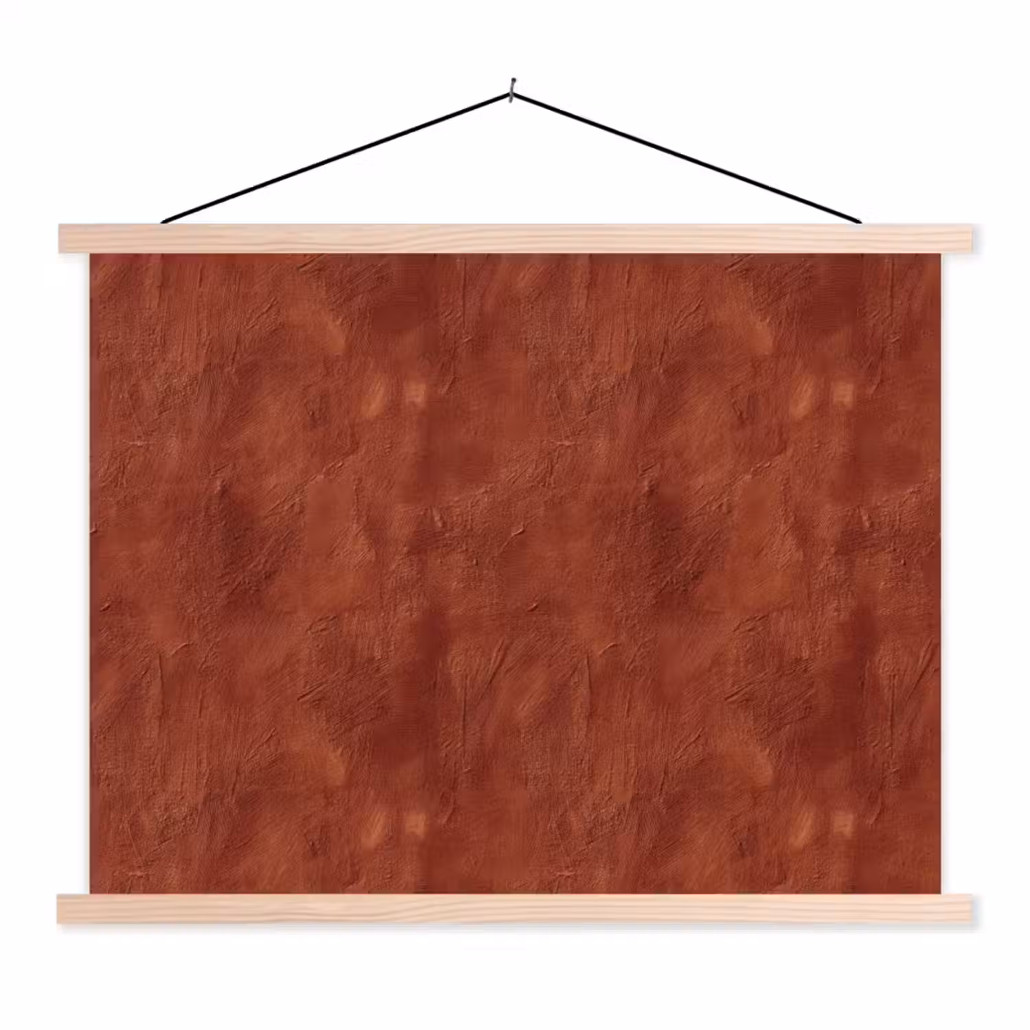 Stucwerk - Textuur - Terracotta textielposter latten blank klein 122 -3d