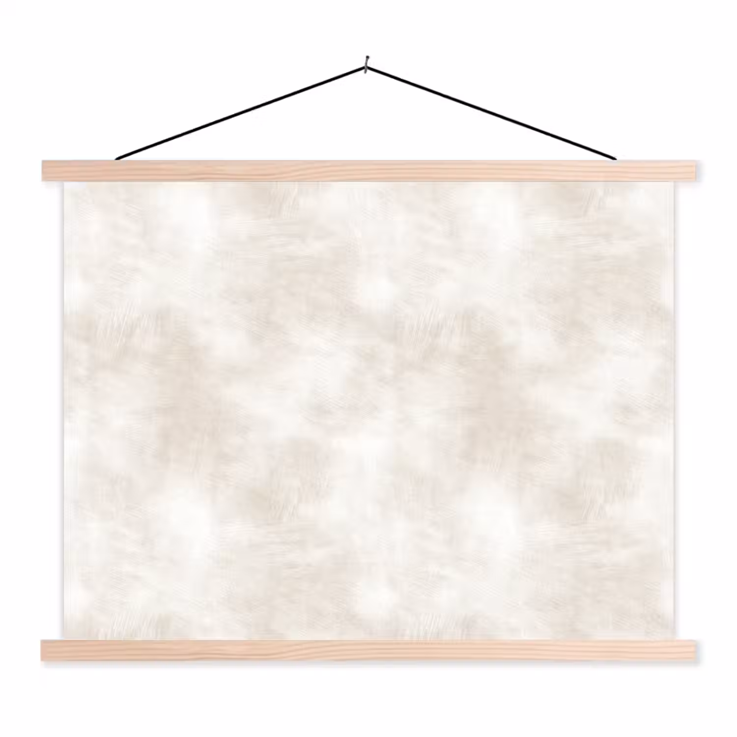 Subtiel - Structuur - Beige textielposter latten blank klein 122 -3d