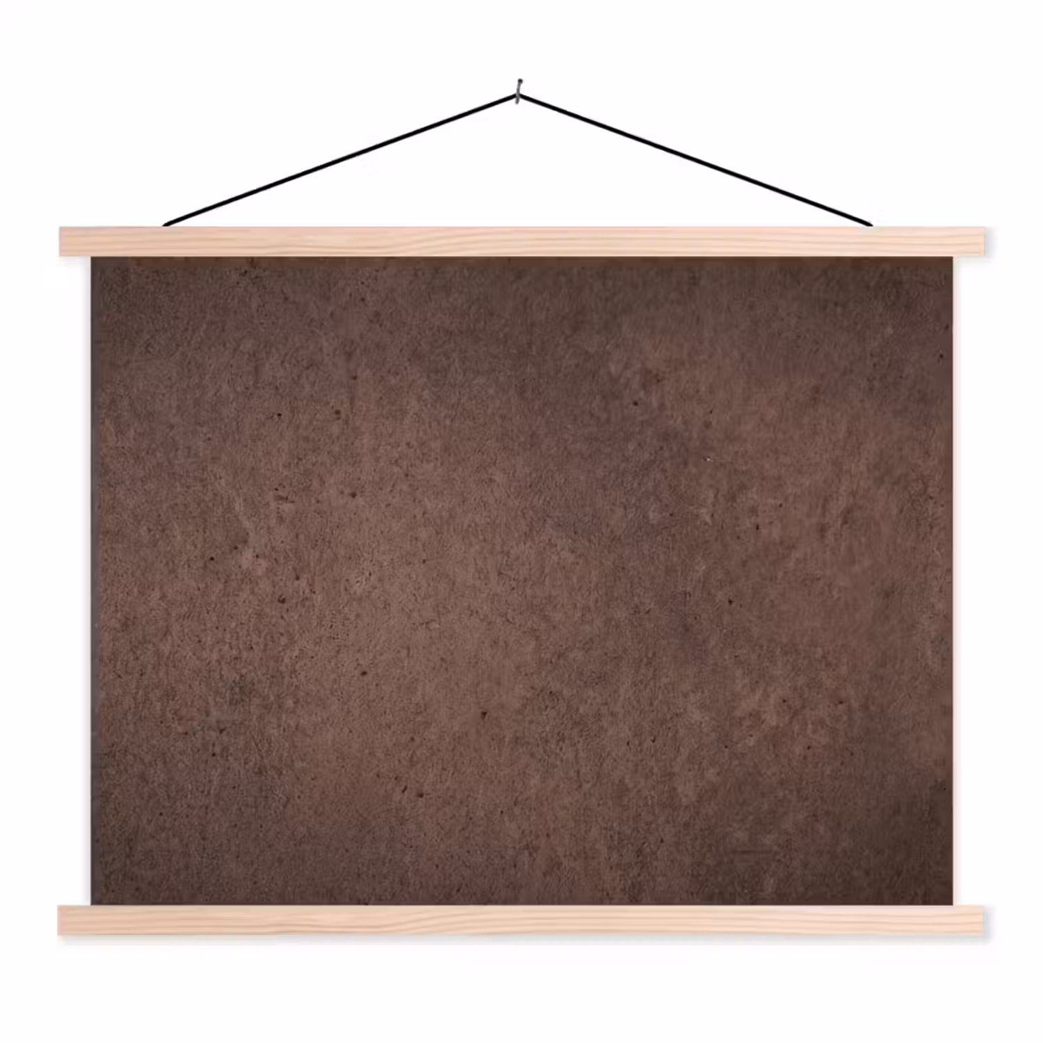 Textuur - Beton - Abstract - Donker - Bruin textielposter latten blank klein -3d