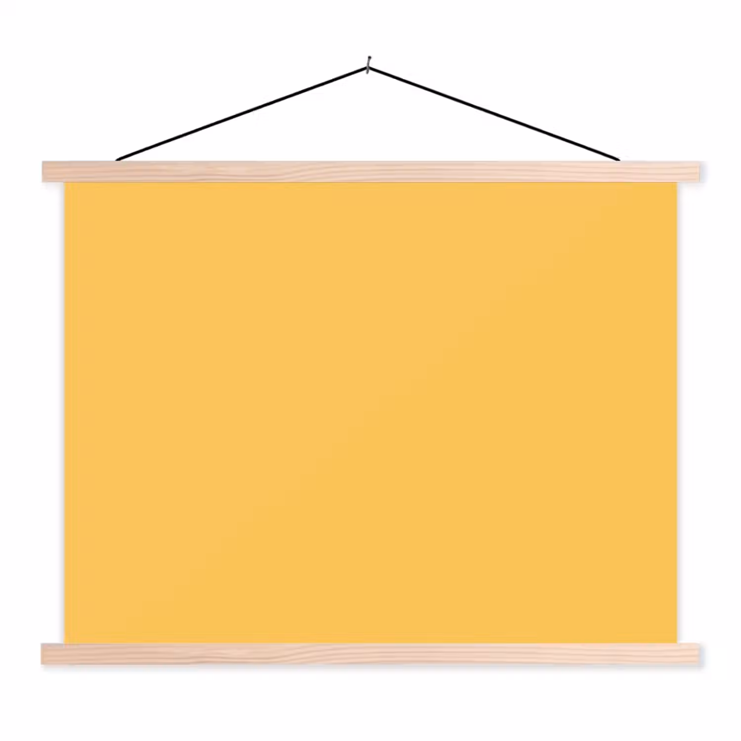 Warm - Sand - Terracotta textielposter latten blank klein 122 -3d