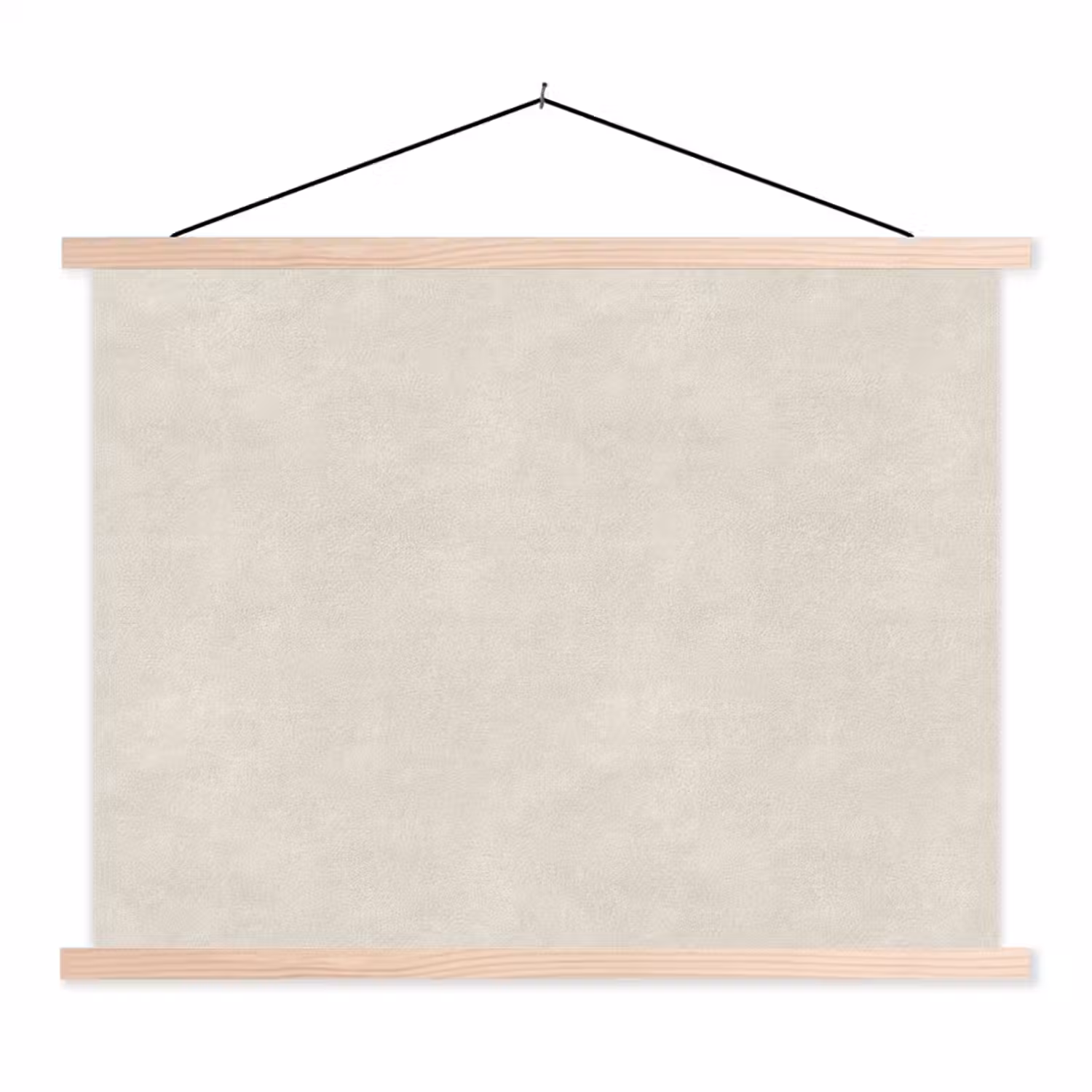 Zandkleurig - Modern - Egaal textielposter latten blank klein 122 -3d