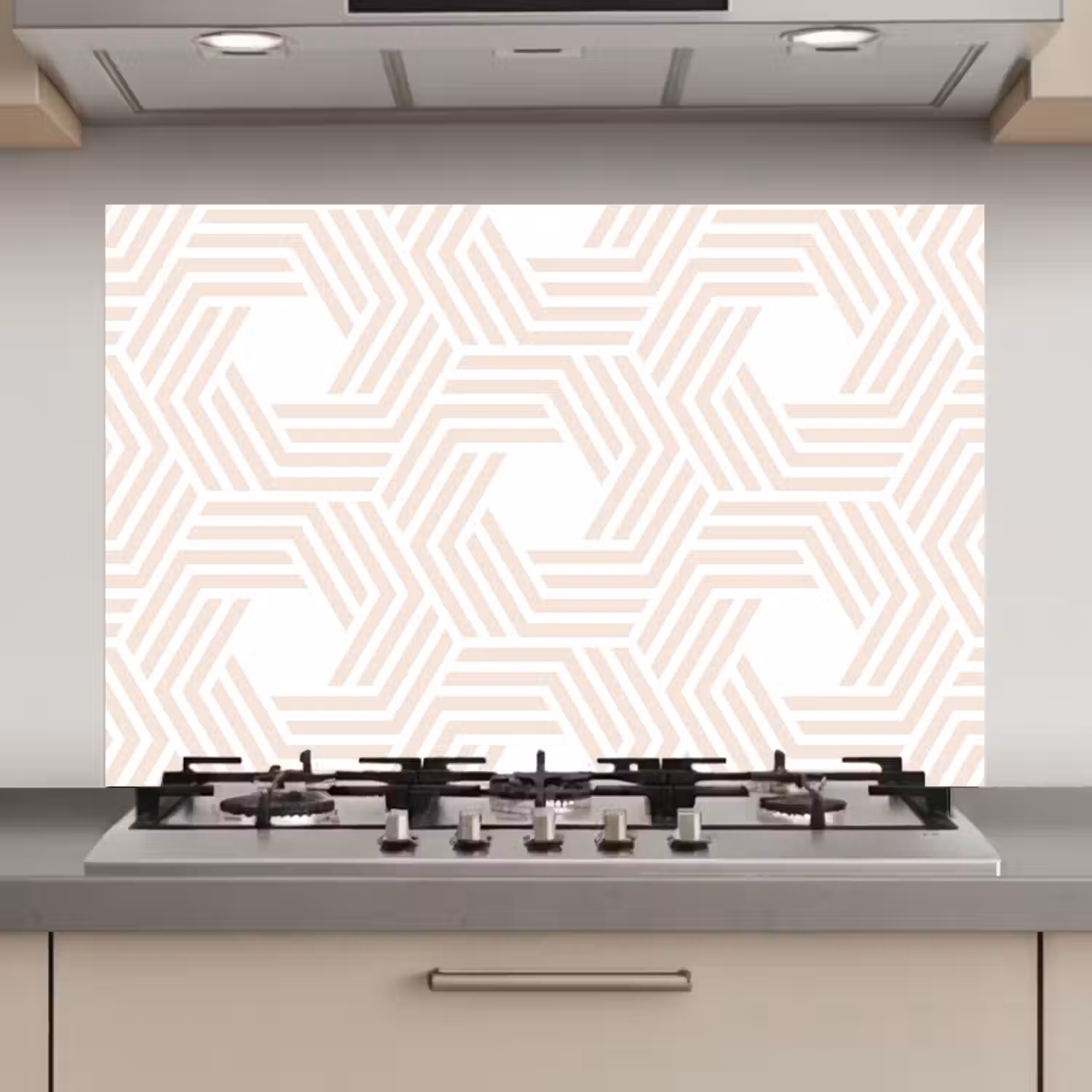 Abstract - Patronen - Design keuken achterwand spatscherm klein 900 -3d_website