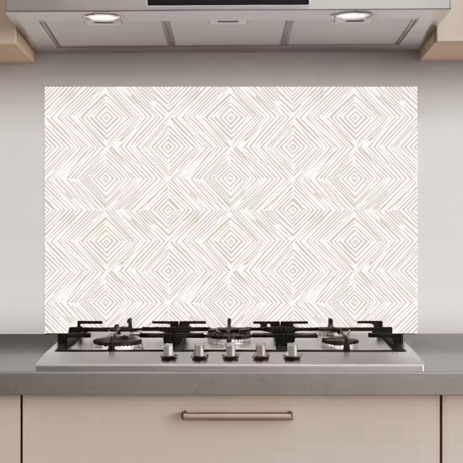 Abstract - Ruiten - Beige keuken achterwand spatscherm klein 900 -3d_website
