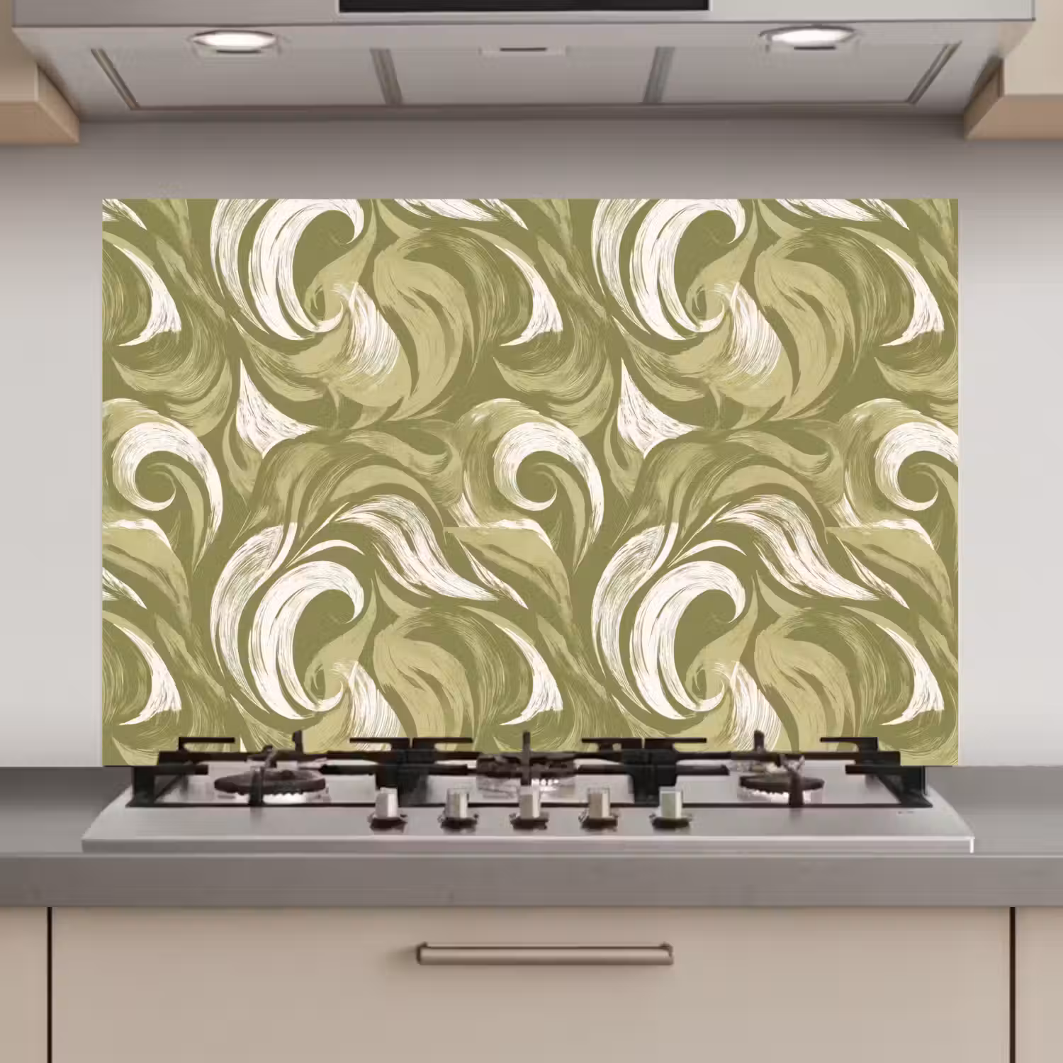 Abstract - Textuur - Groen keuken achterwand spatscherm klein 900 -3d_website