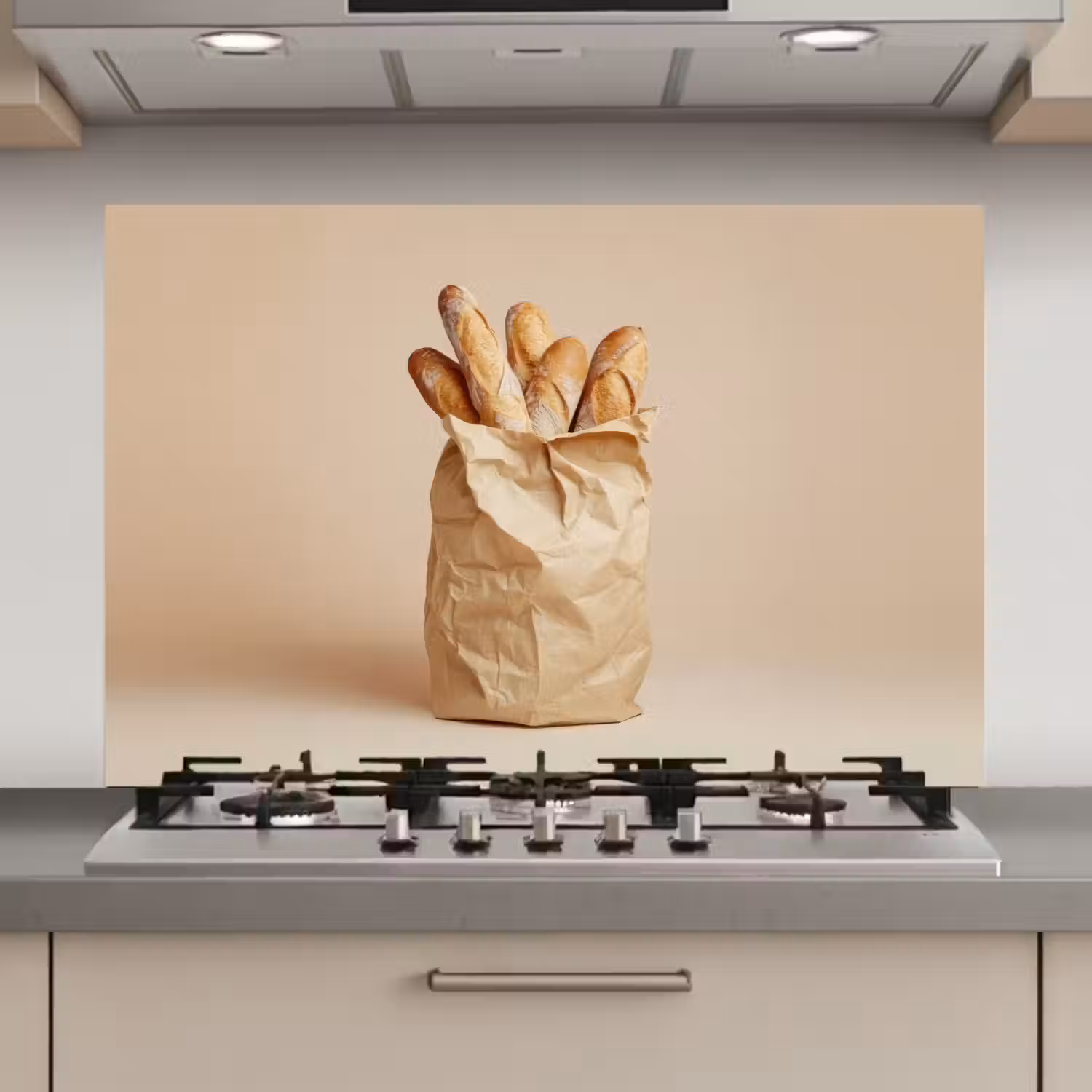 Baguette - Brood - Stokbrood - Beige keuken achterwand spatscherm klein -3d_website