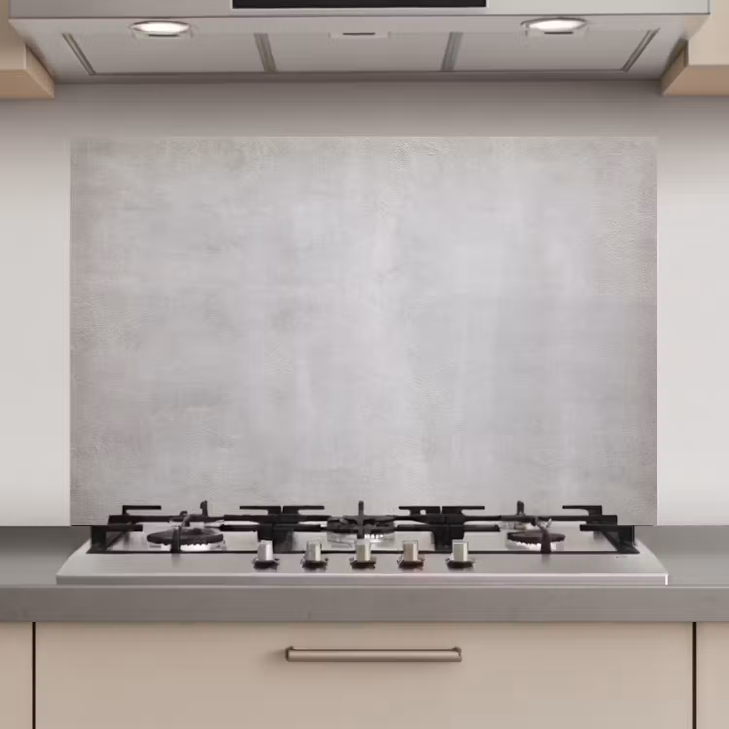 Beton - Grijs - Cement - Industrieel - Structuur keuken achterwand spatscherm klein -3d_website