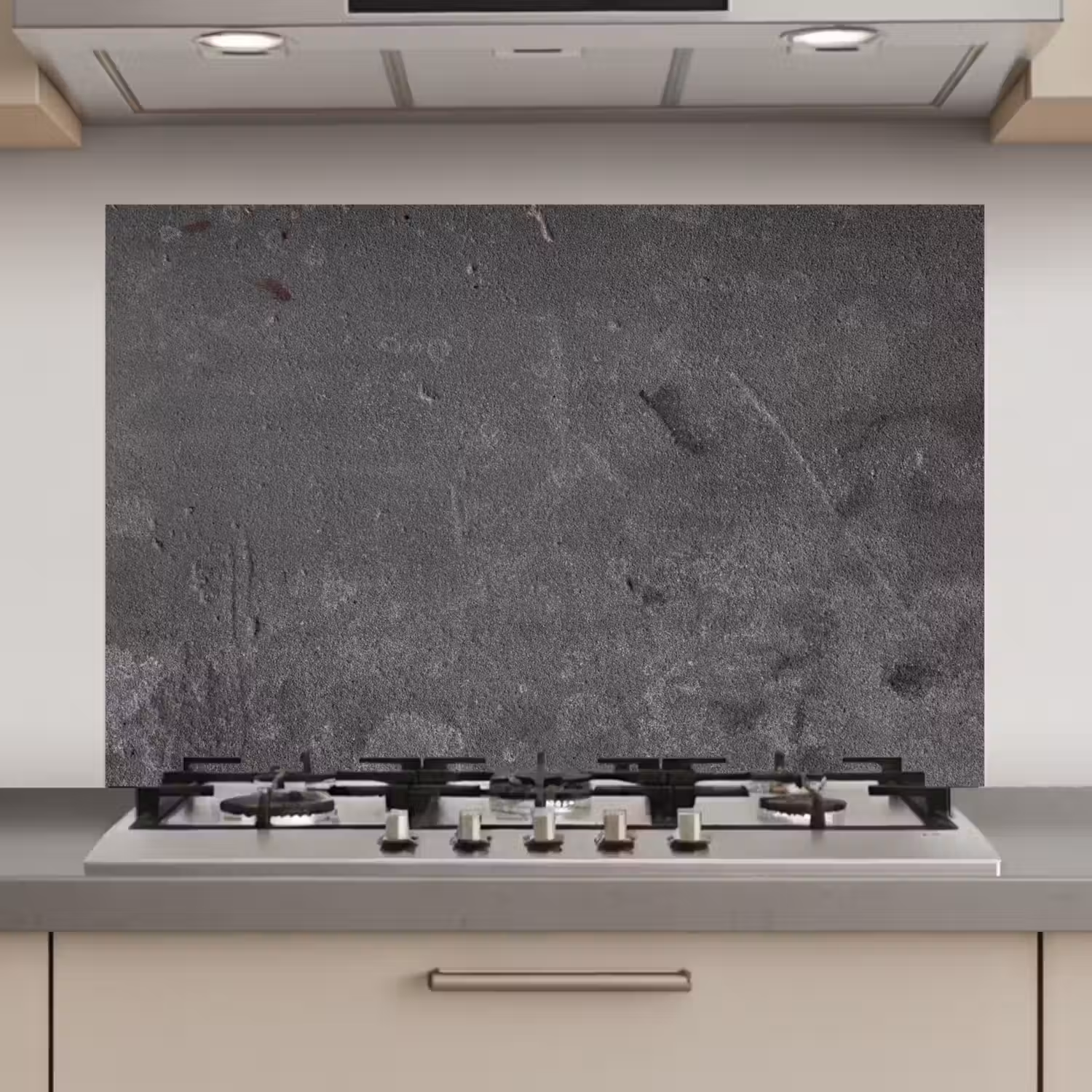 Beton - Grijs - Lijn - Vormen keuken achterwand spatscherm klein -3d_website