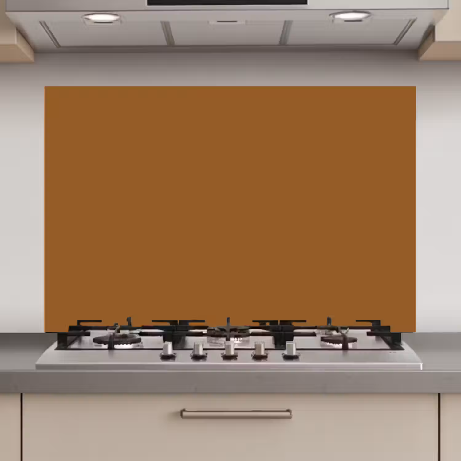 Bruin - Aardetint - Effen kleur keuken achterwand spatscherm klein 900 -3d_website