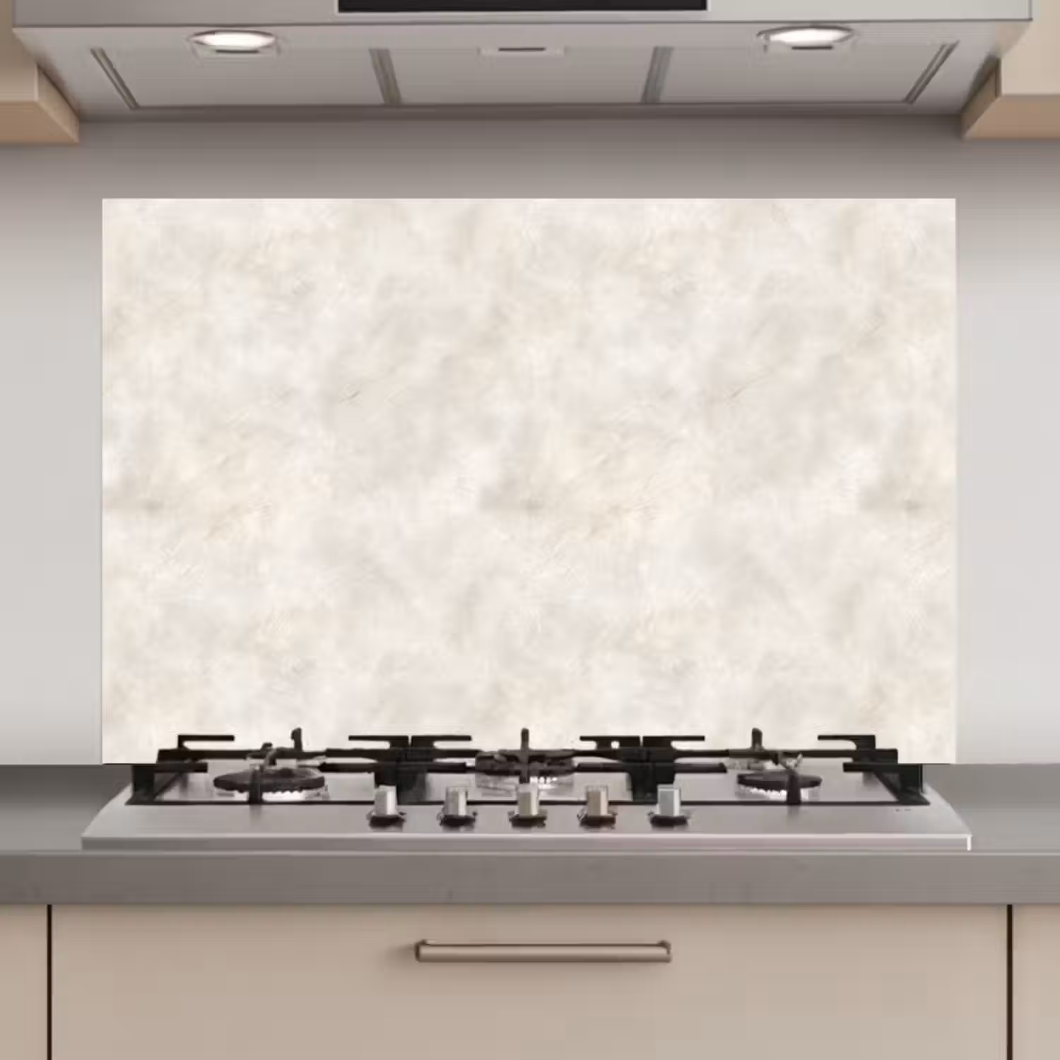 Crèmebeige - Marmer - Aders keuken achterwand spatscherm klein 900 -3d_website