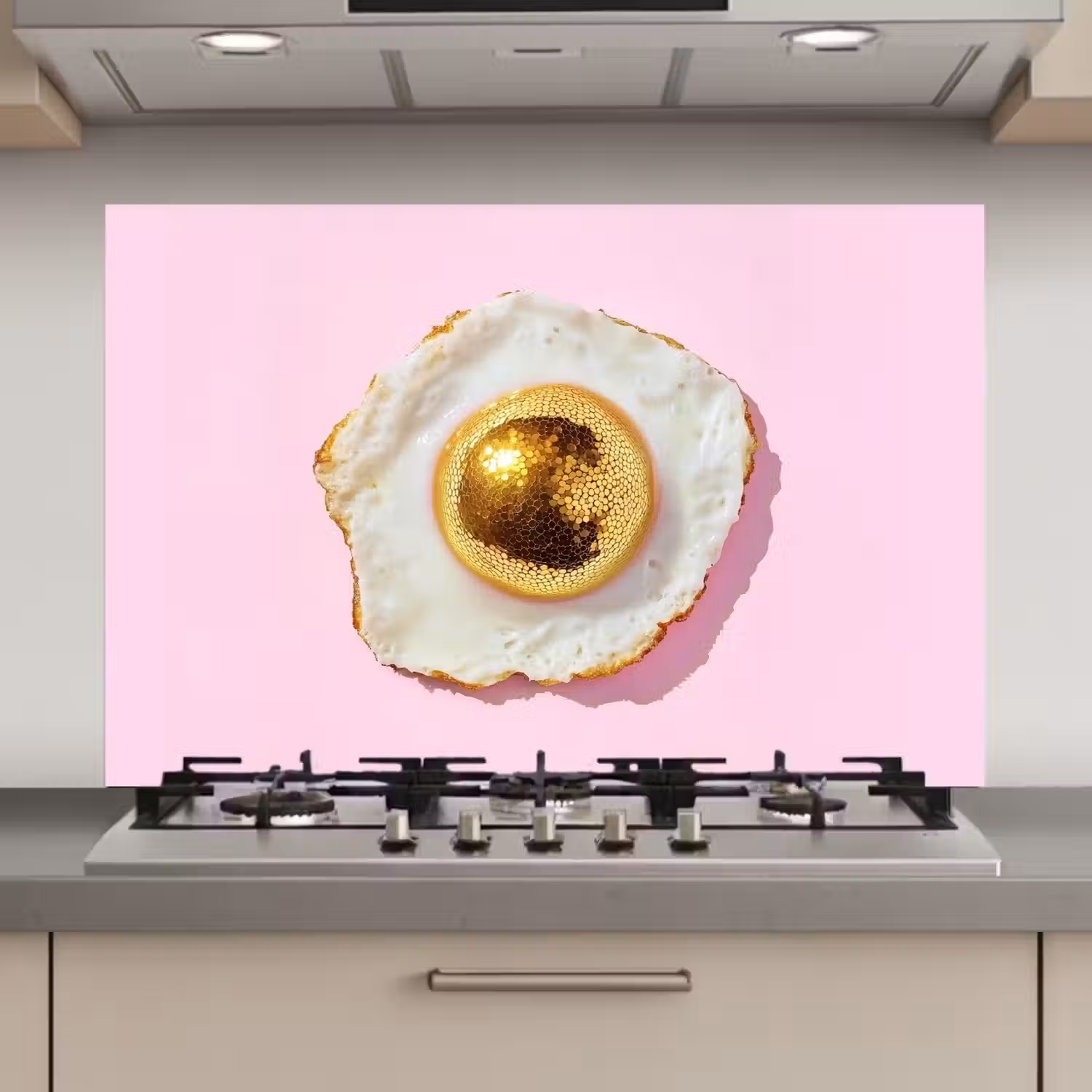 Ei - Disco - Ontbijt - Glitter keuken achterwand spatscherm klein -3d_website