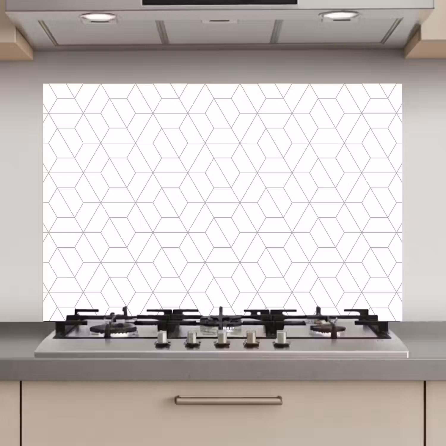 Geometrie - Lijn - Patroon keuken achterwand spatscherm klein 900 -3d_website