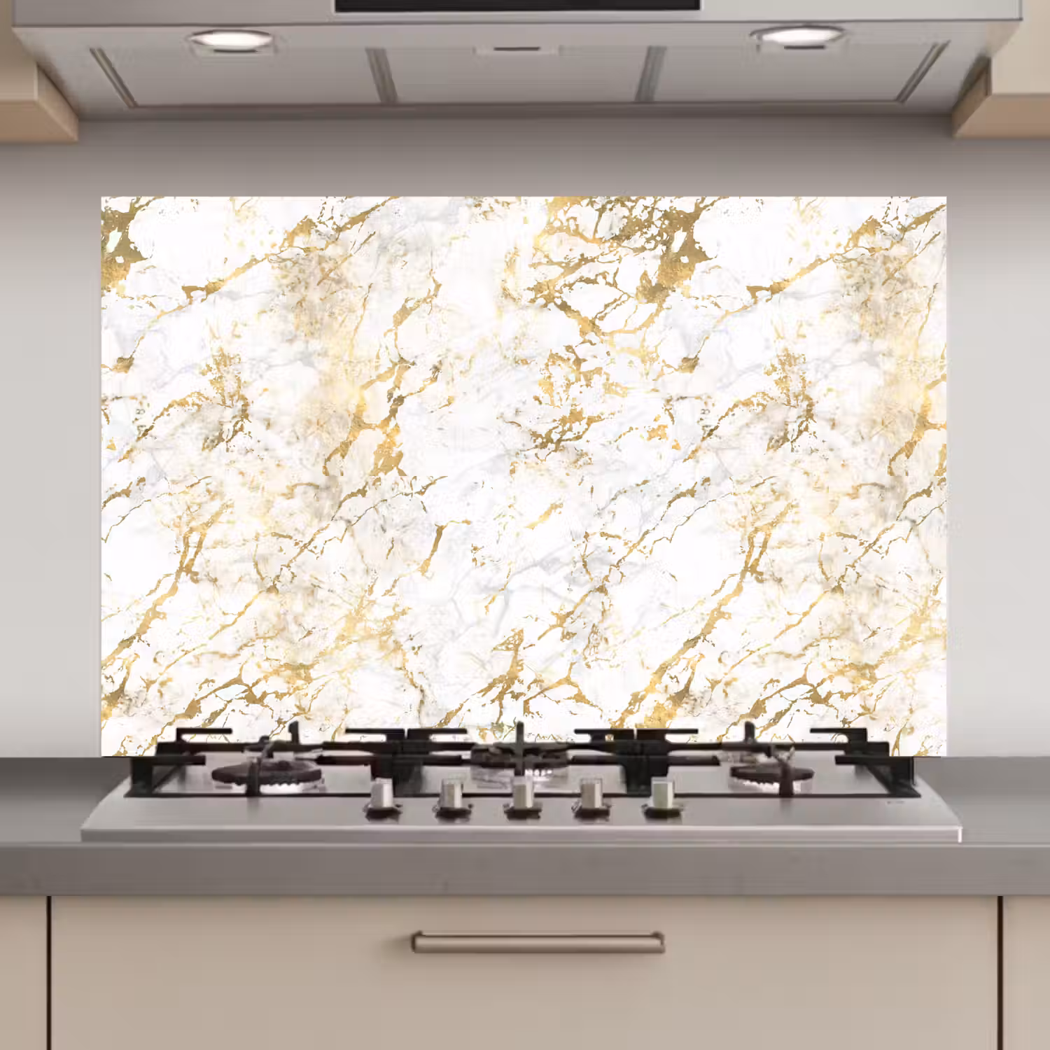 Goudspatten - Wit - Marmer keuken achterwand spatscherm klein 900 -3d_website