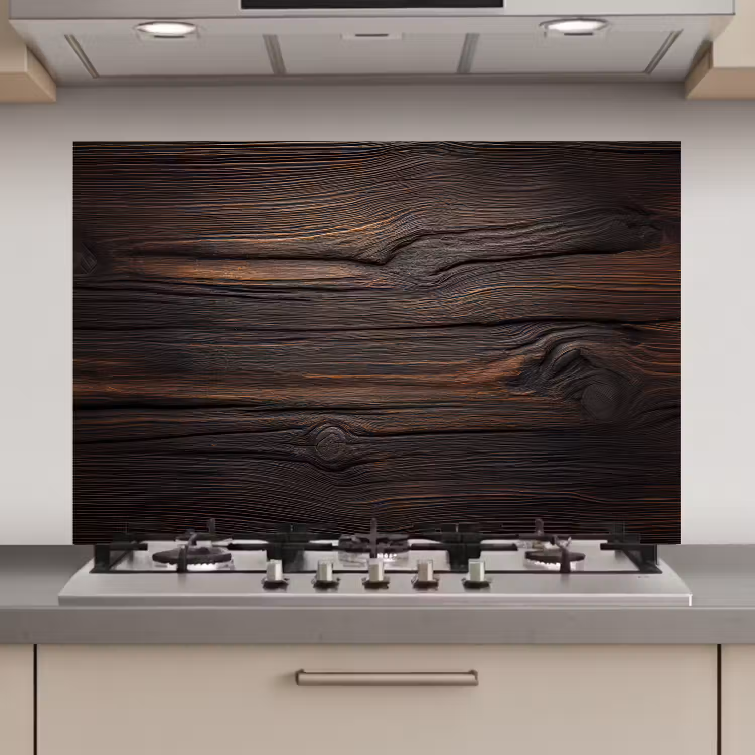 Hout - Grillige nerven keuken achterwand spatscherm klein -3d_website