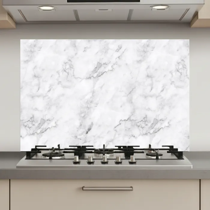 Klassiek - Marmer - Aders - Grijs keuken achterwand spatscherm klein 900 -3d_website
